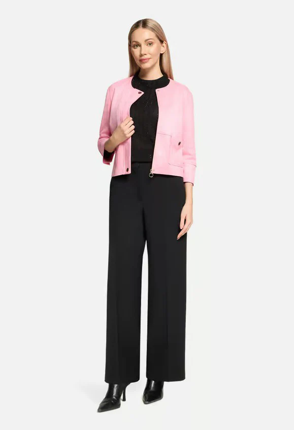 Blazer jacket with patch pockets - Image 3