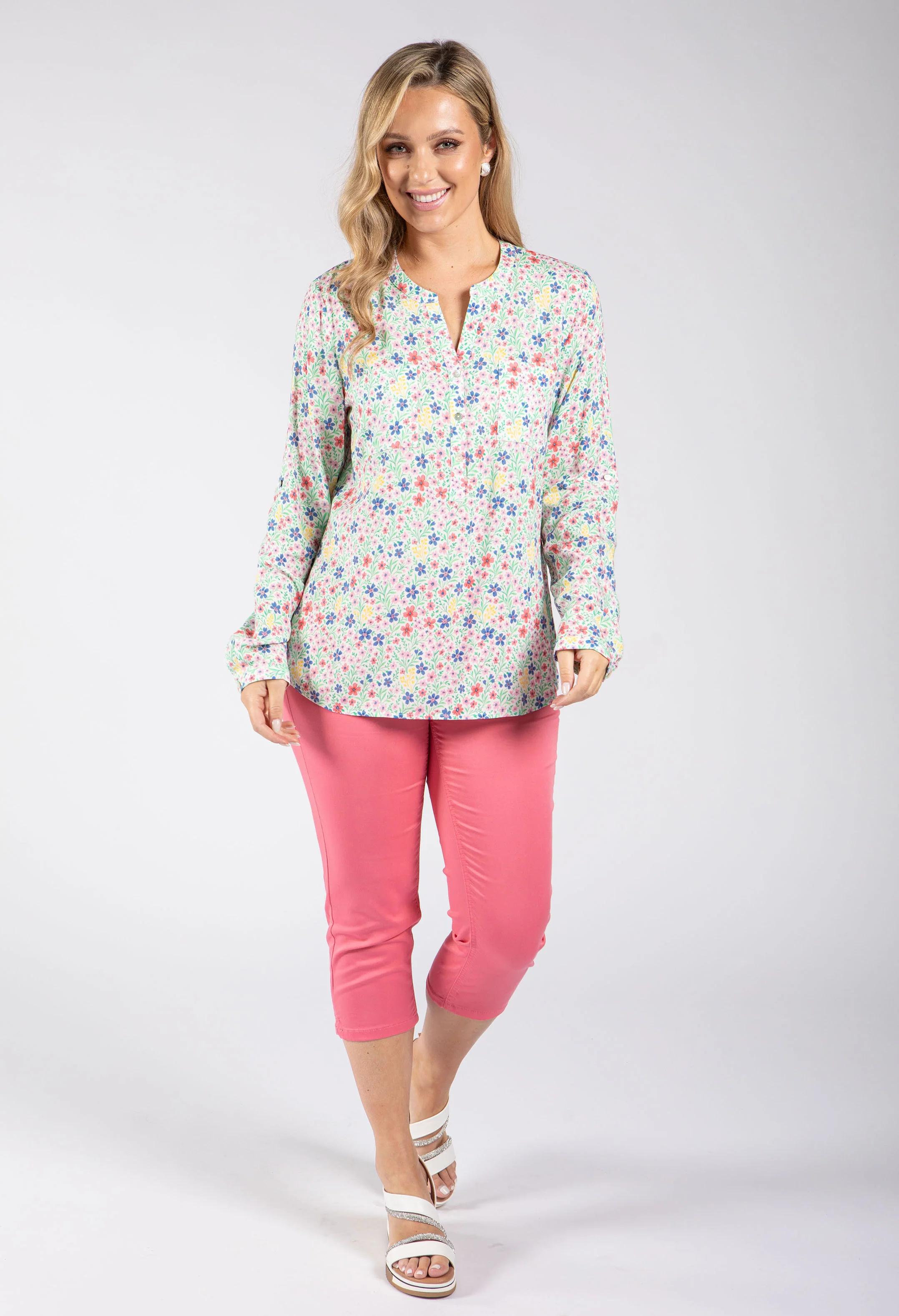 Boni Bouquet Ditsy Print Blouse - Image 4