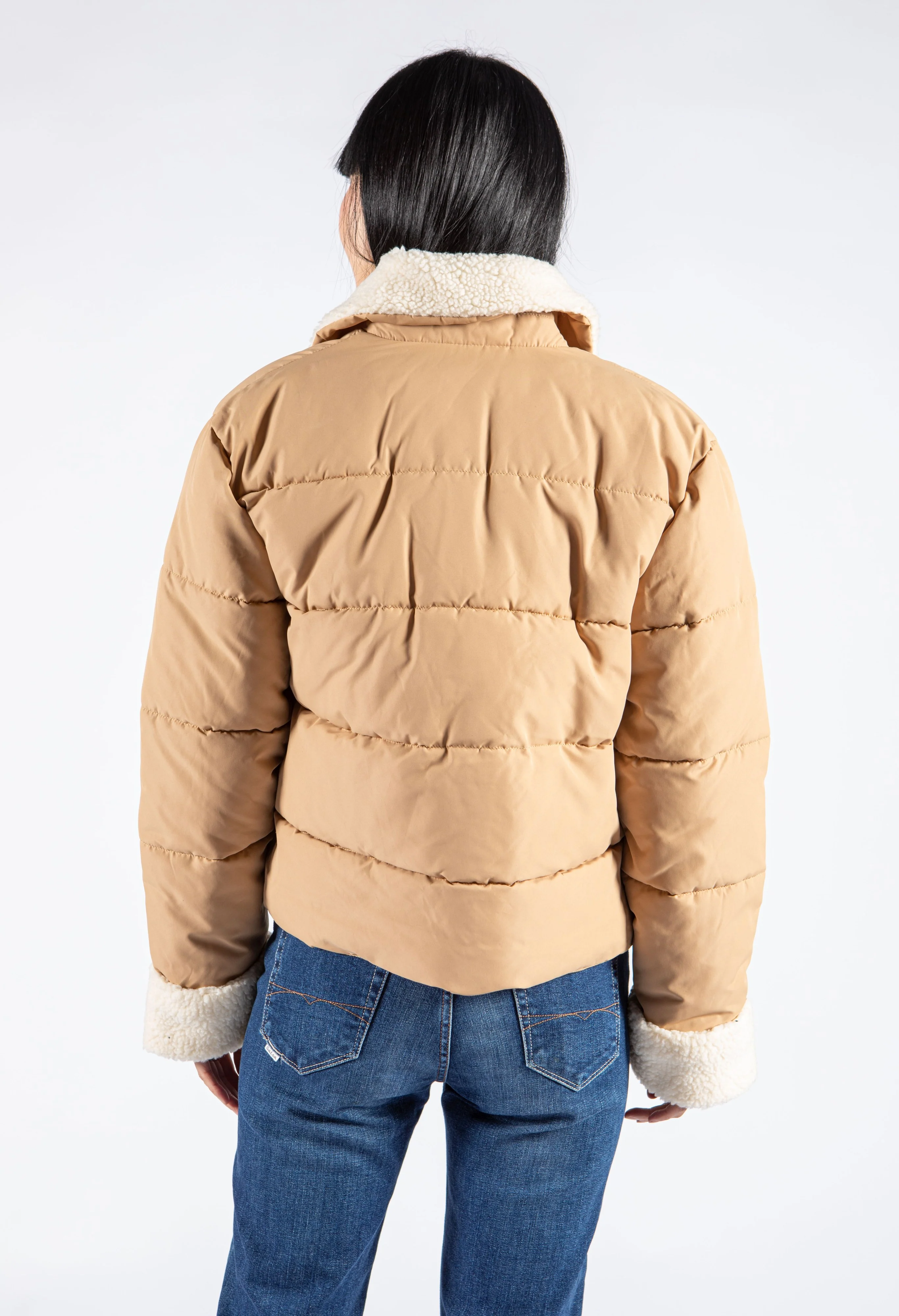Borg Collar Coat - Image 4