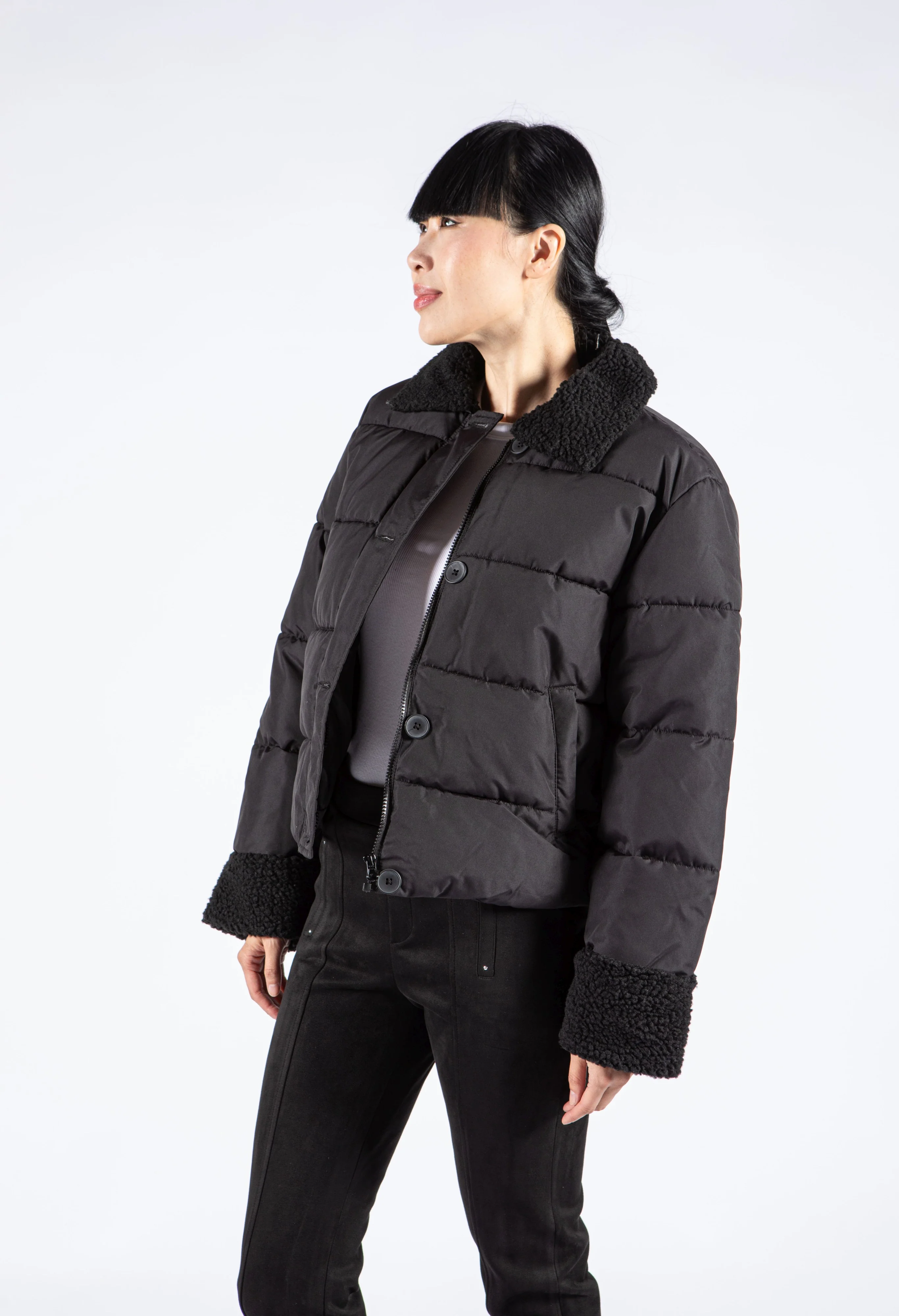 Borg Collar Coat - Image 8