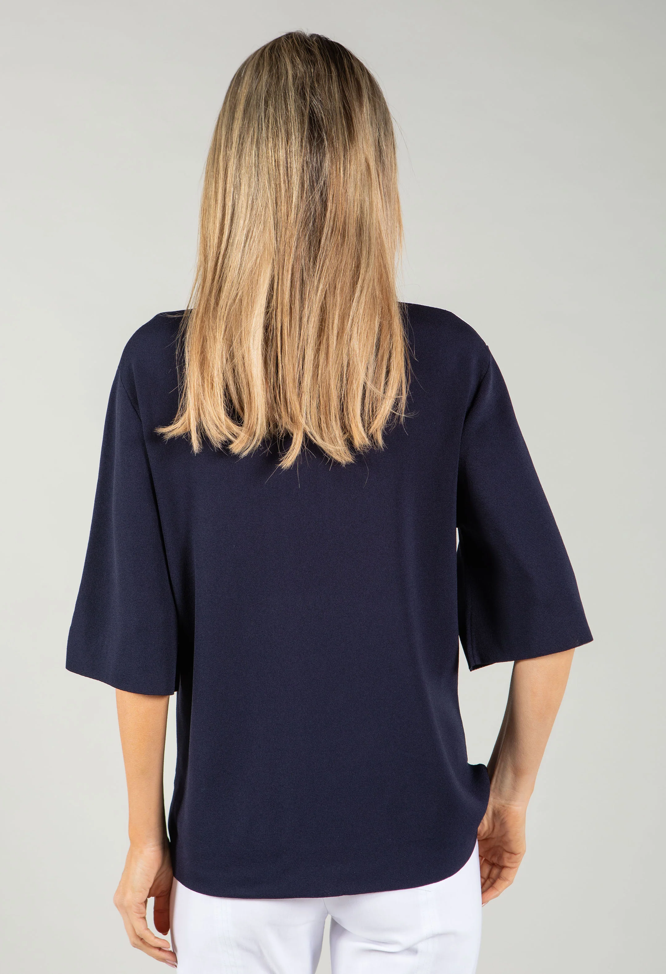 Bow Detail Fine Knit Top - Image 4