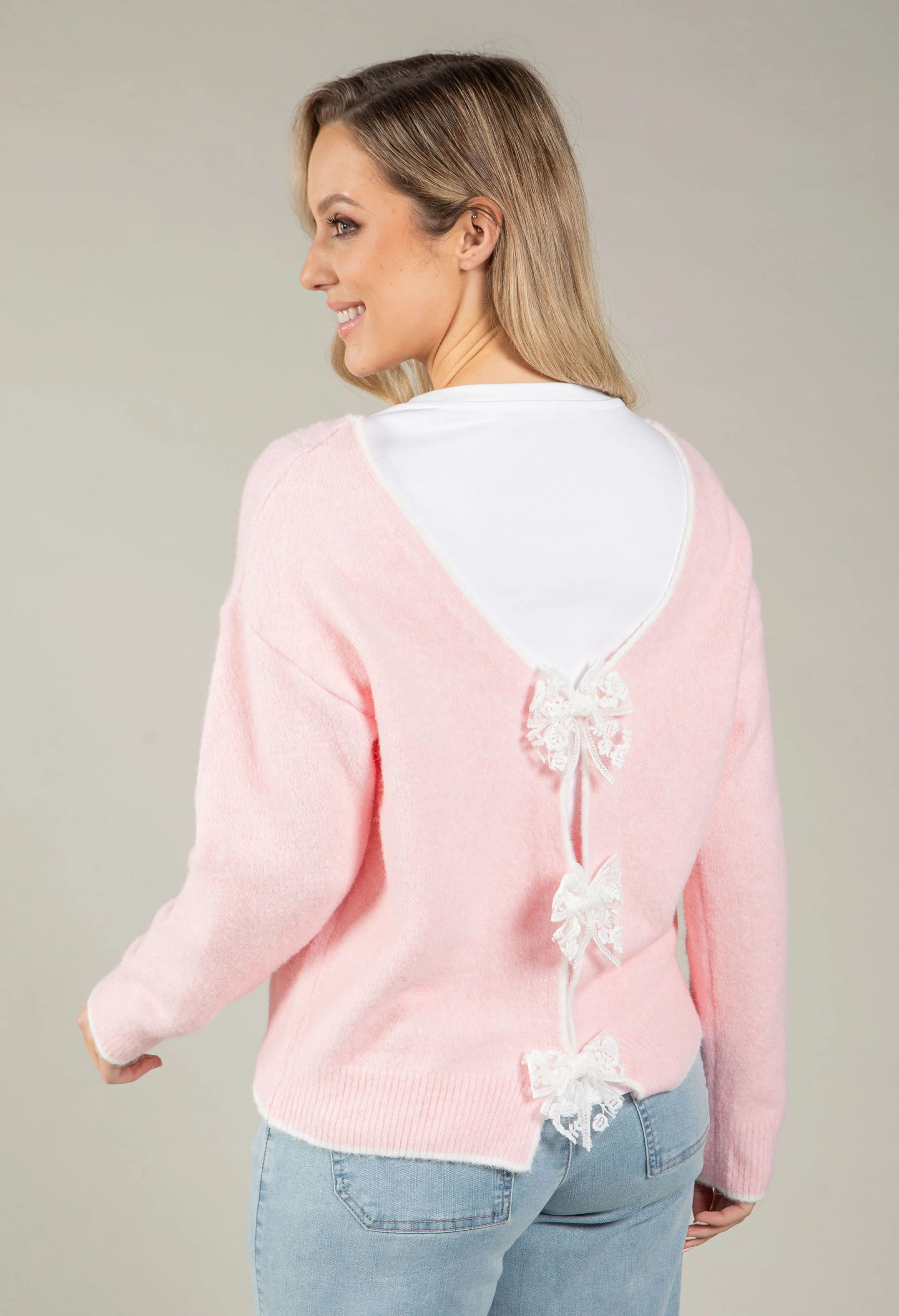 Bow Detail Knit Jumper - Image 12
