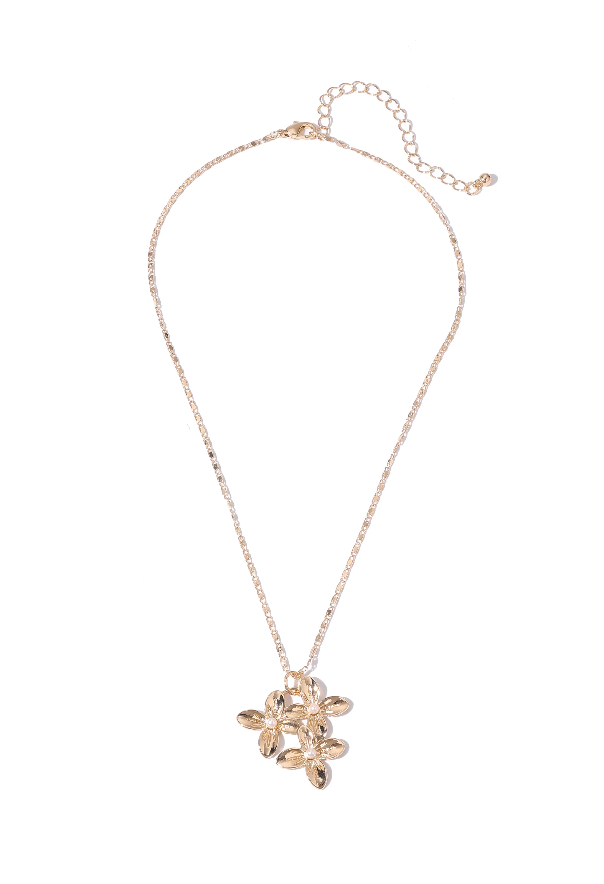 Floral Pearl Necklace - Image 2