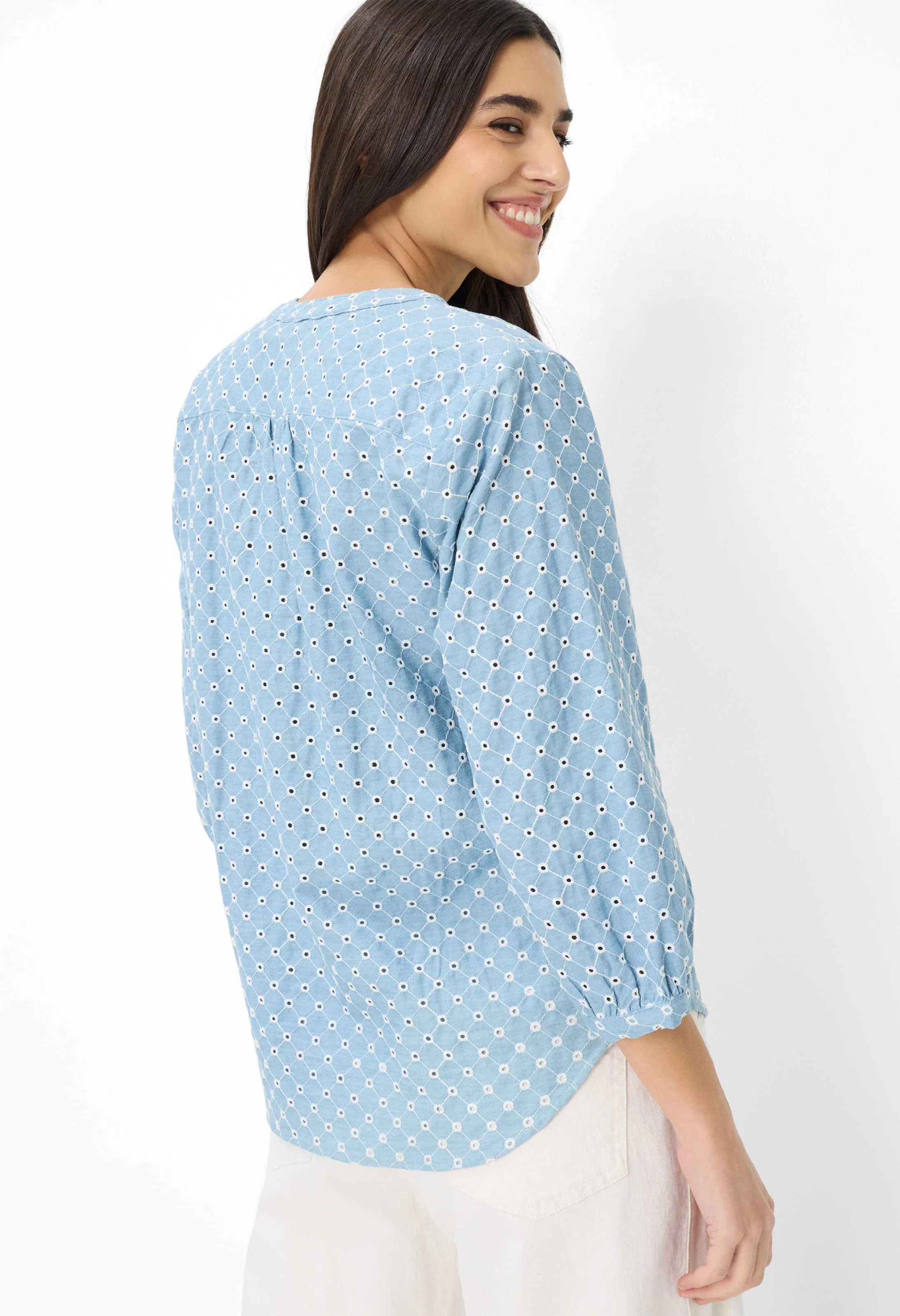 Velia Cotton Embroidered Blouse - Image 5