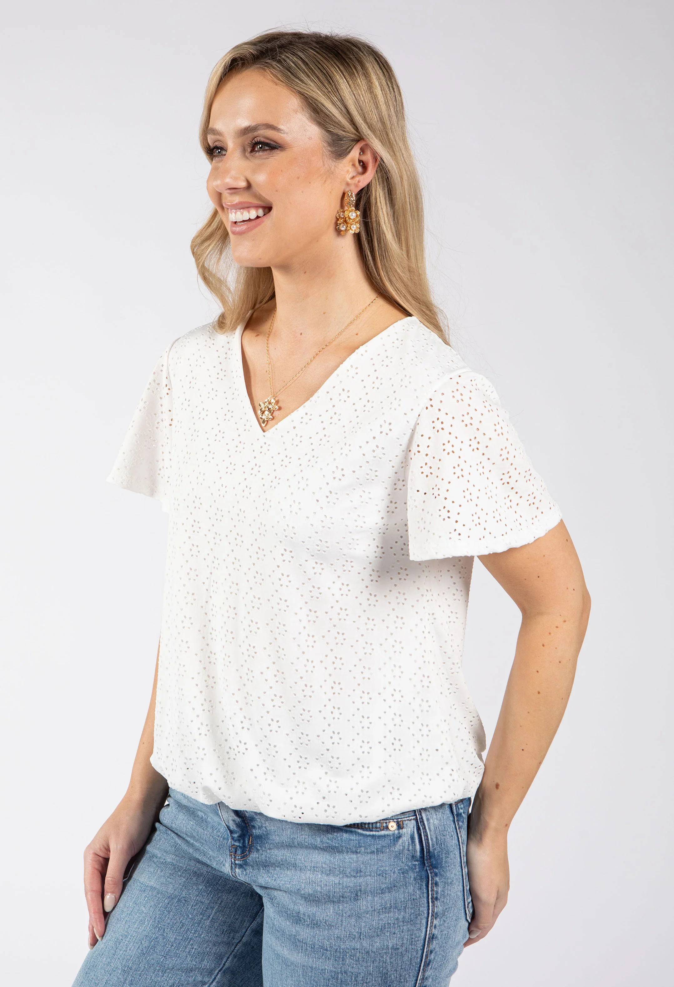 Bubble Hem Top - Image 3