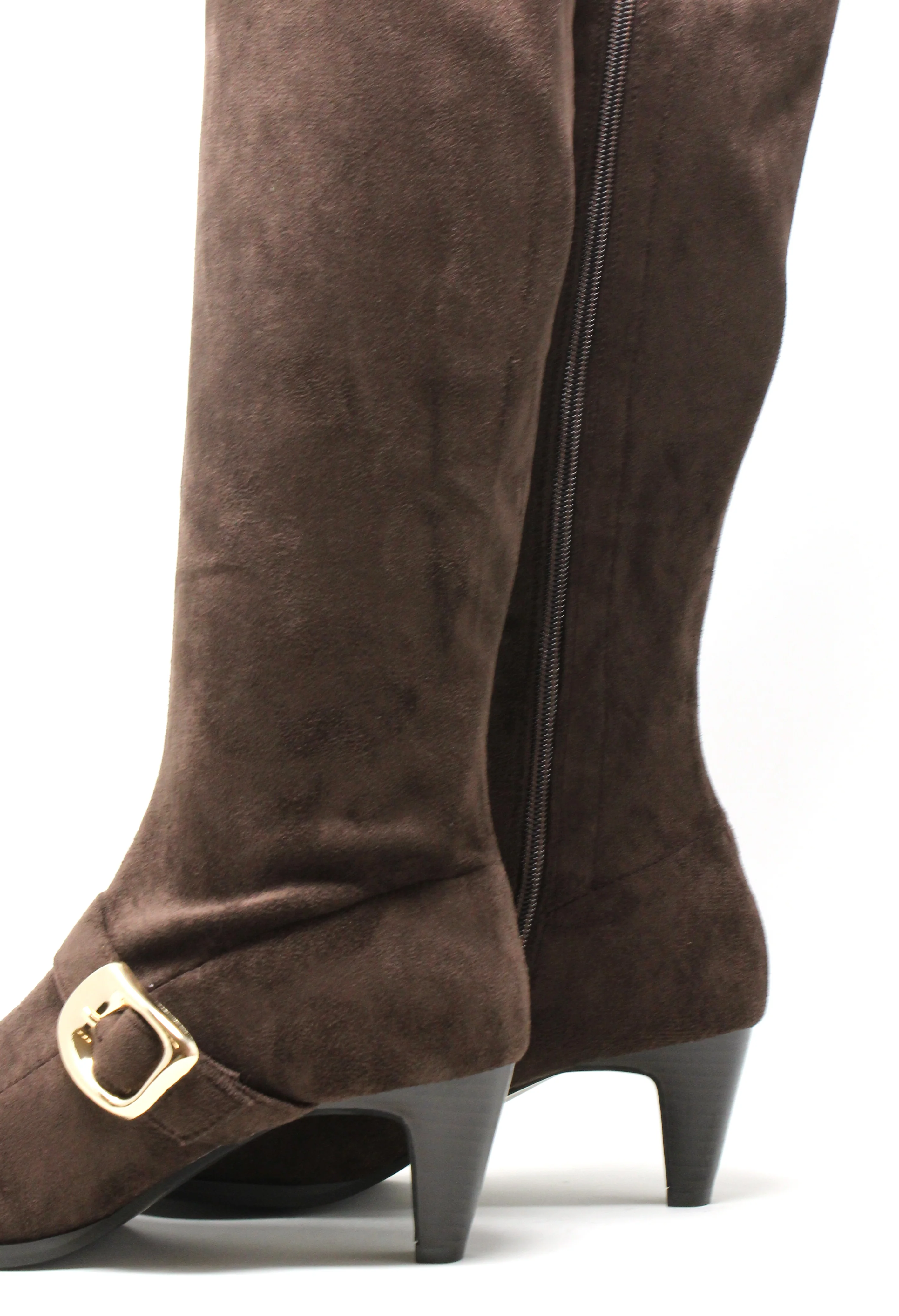 Buckle Knee High Boot - Image 9