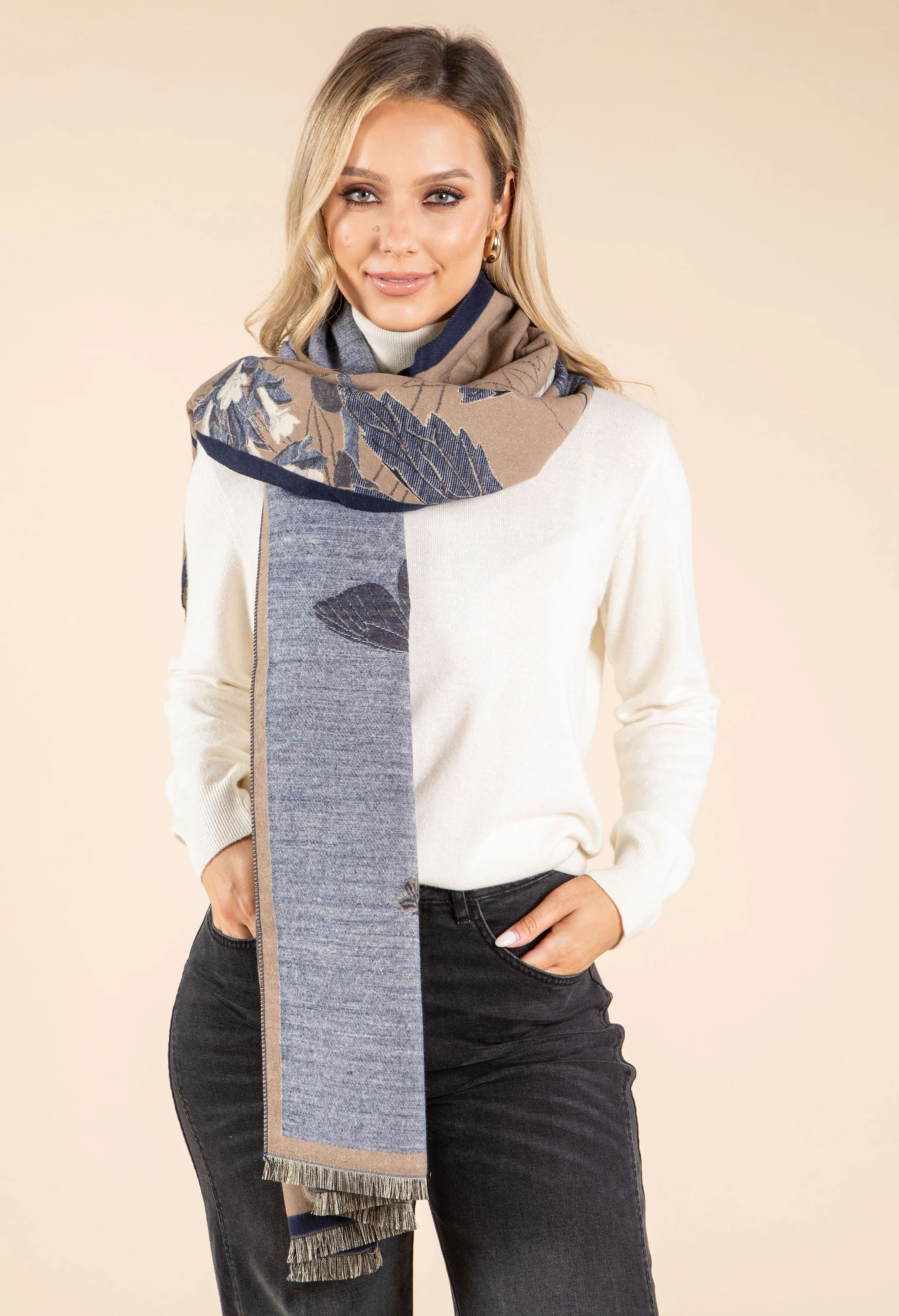 Butterfly Print Scarf - Image 2