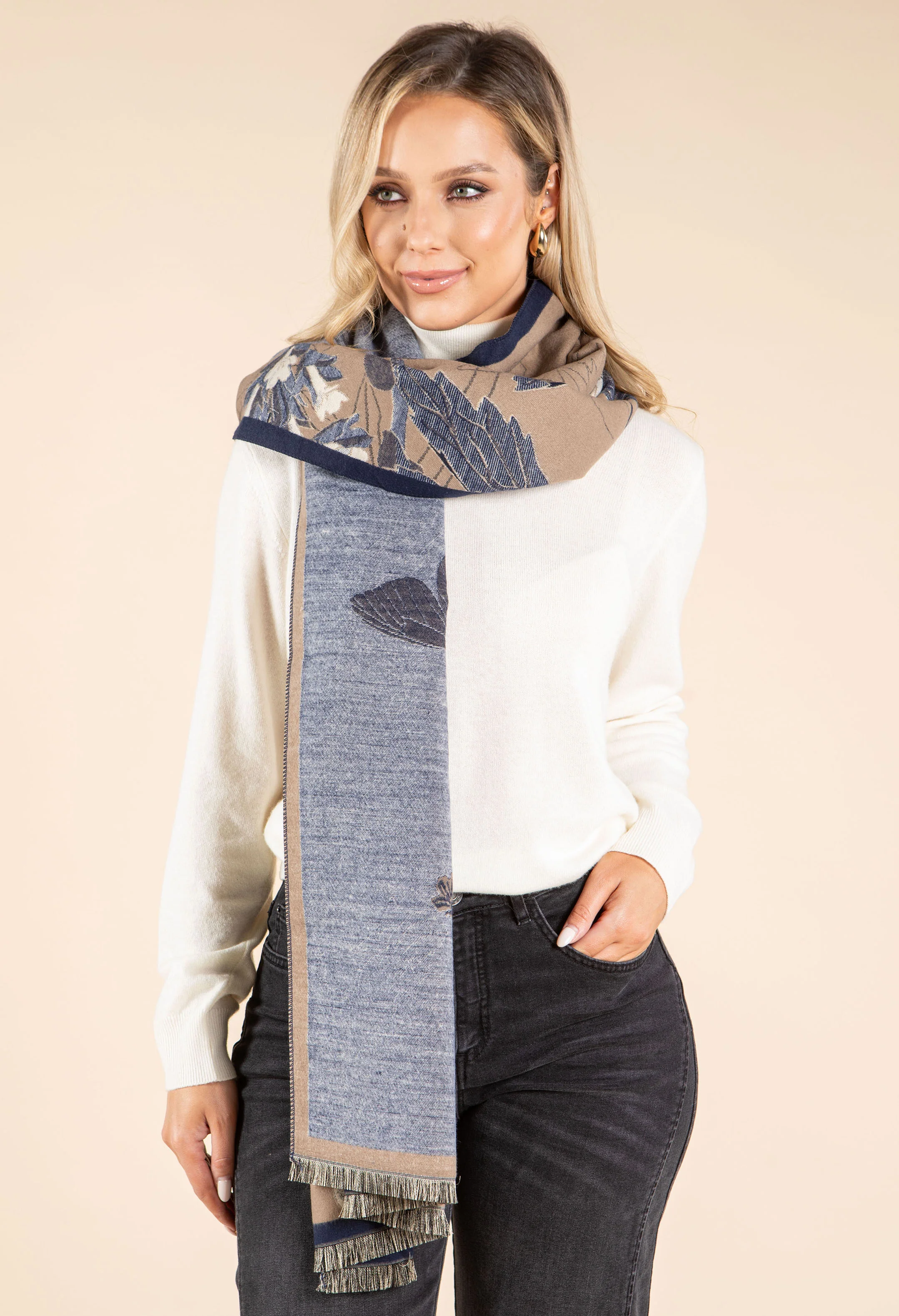 Butterfly Print Scarf - Image 3