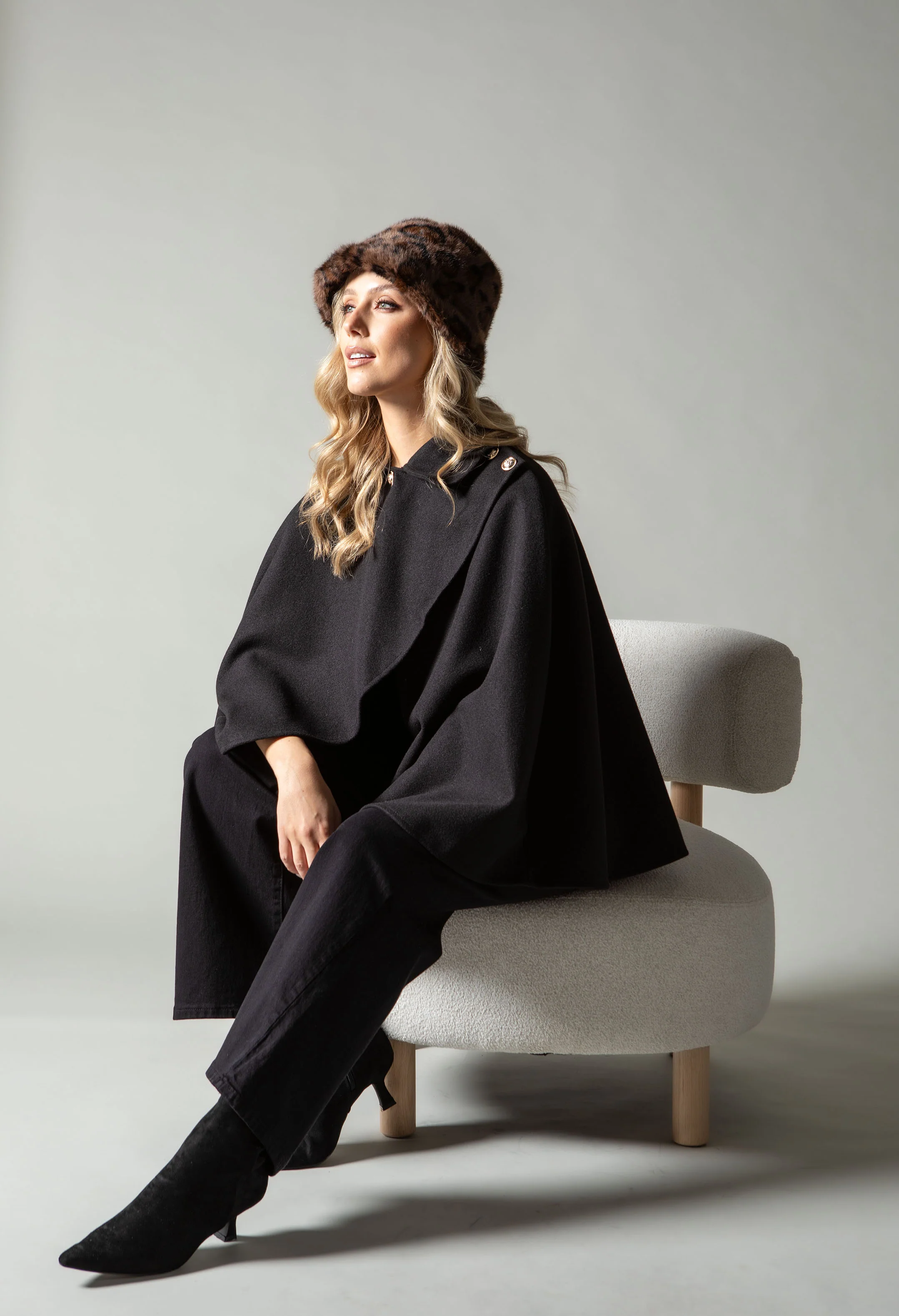 Buttoned Cape
