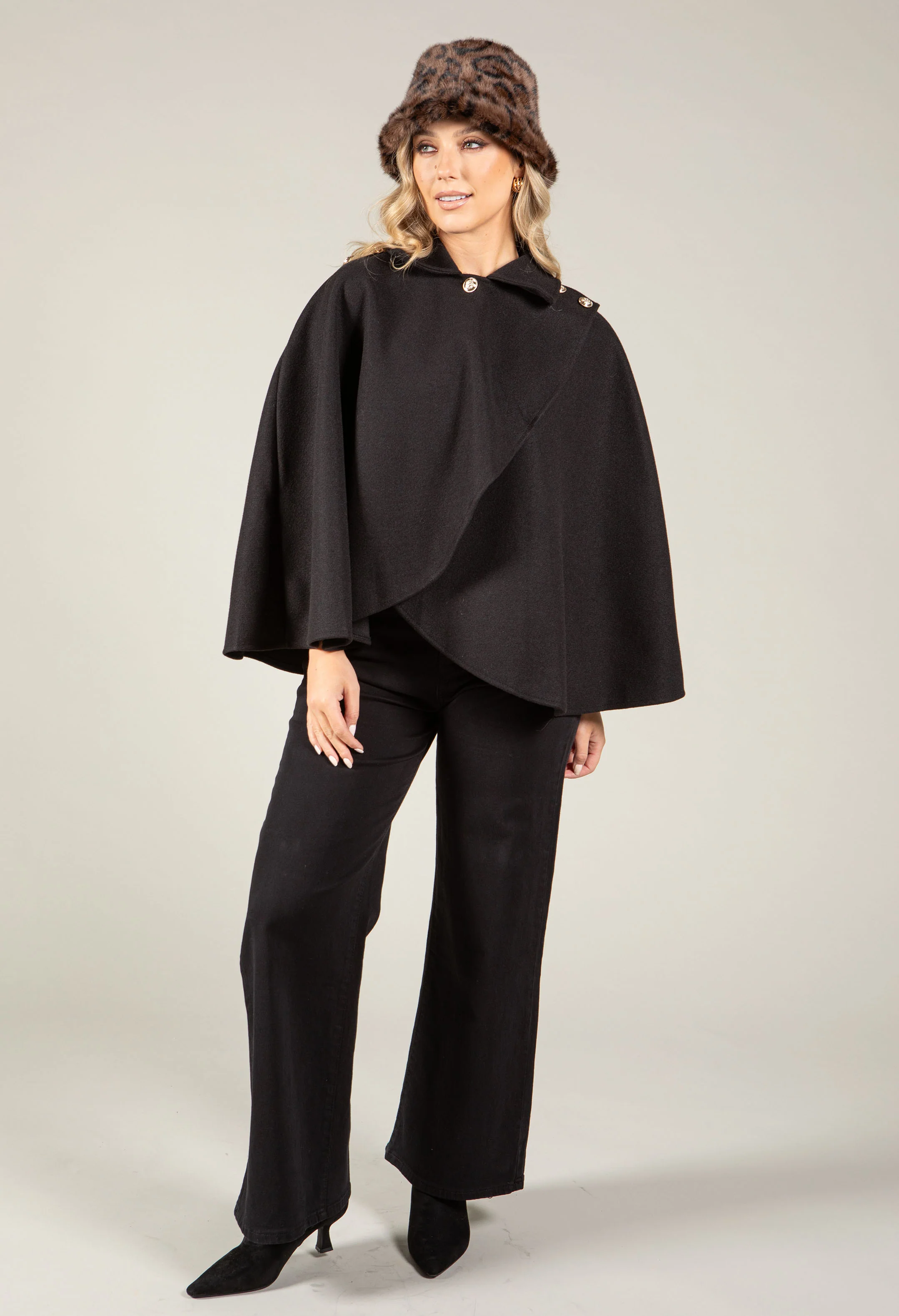 Buttoned Cape - Image 2