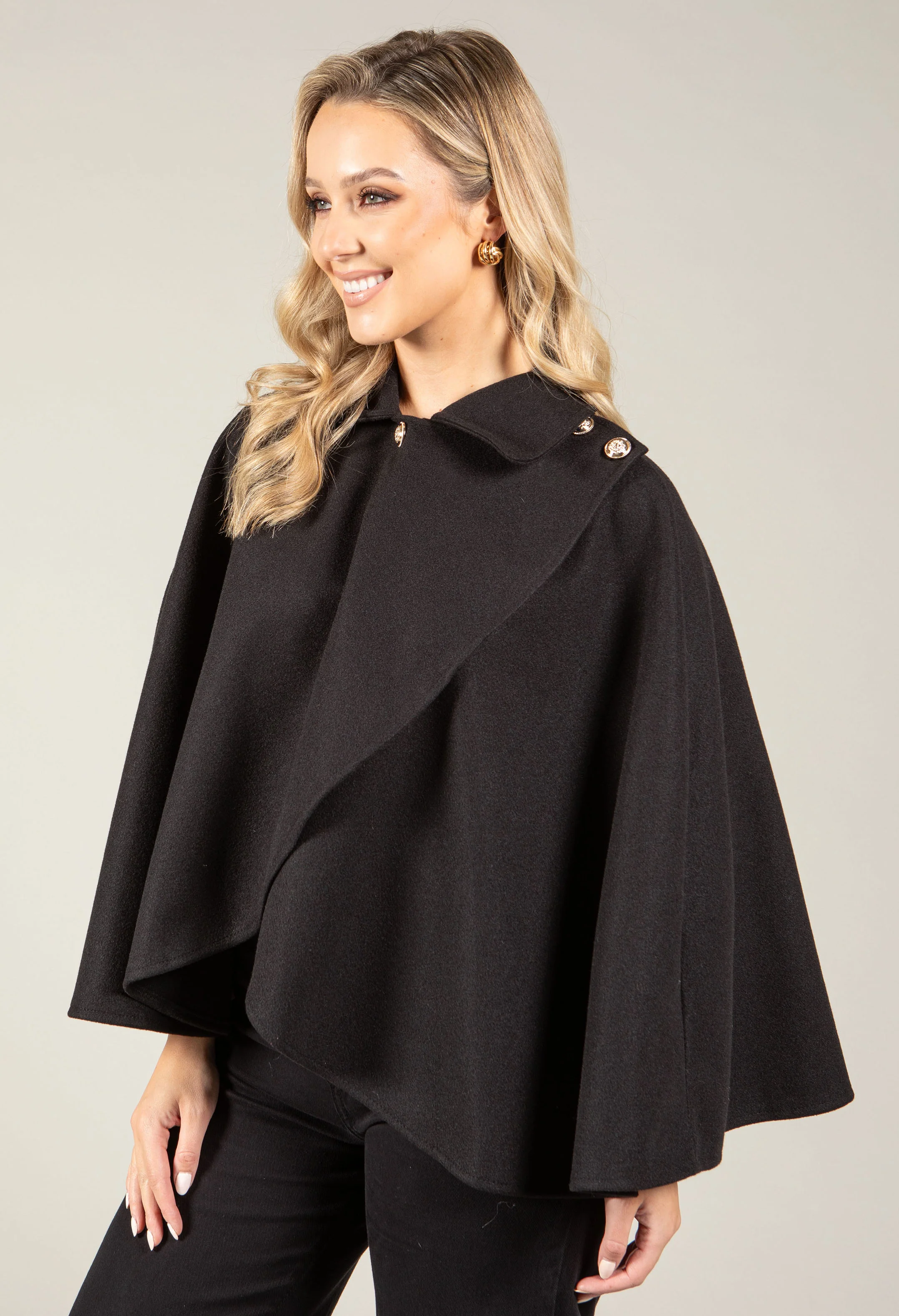 Buttoned Cape - Image 3