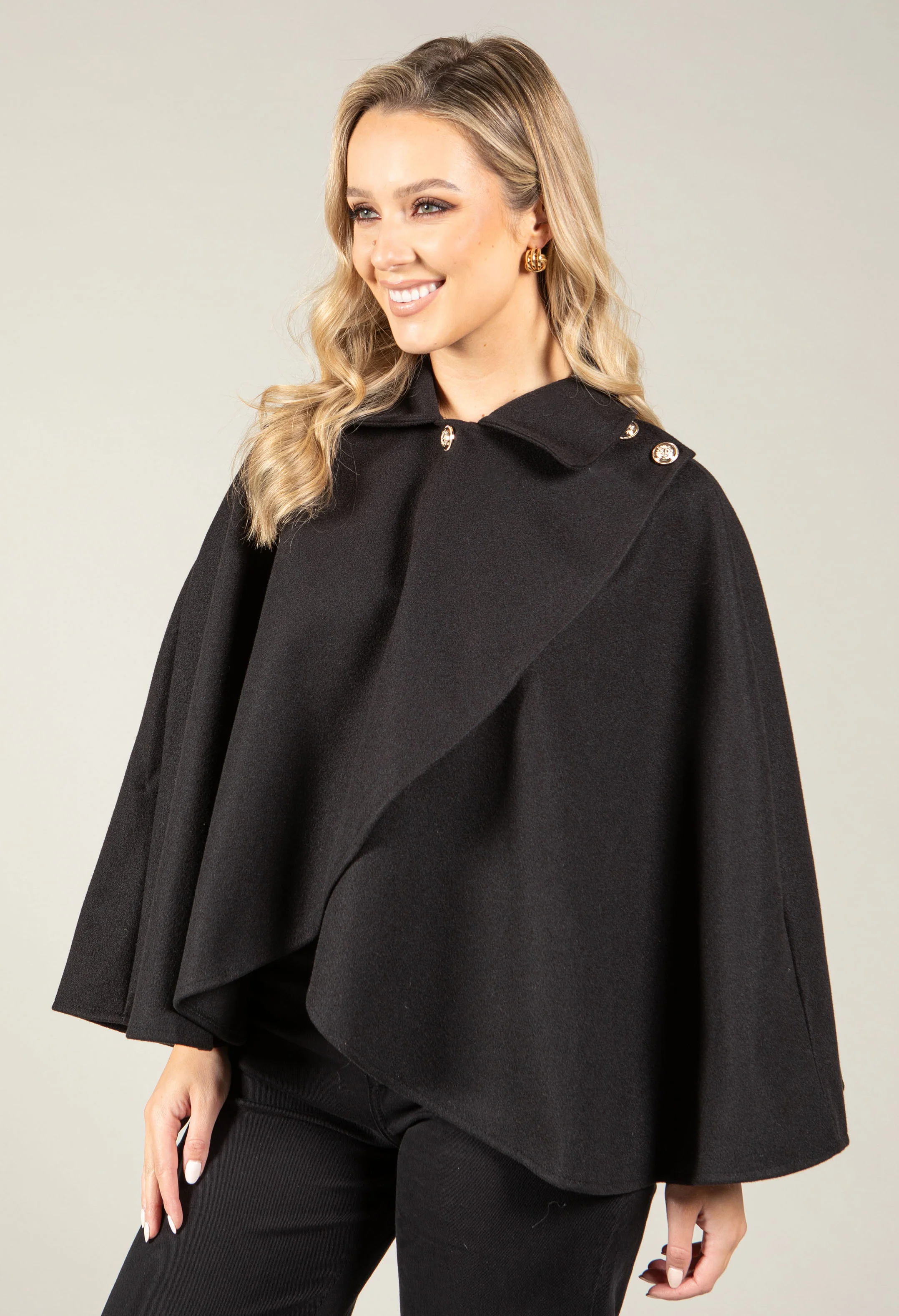 Buttoned Cape - Image 4
