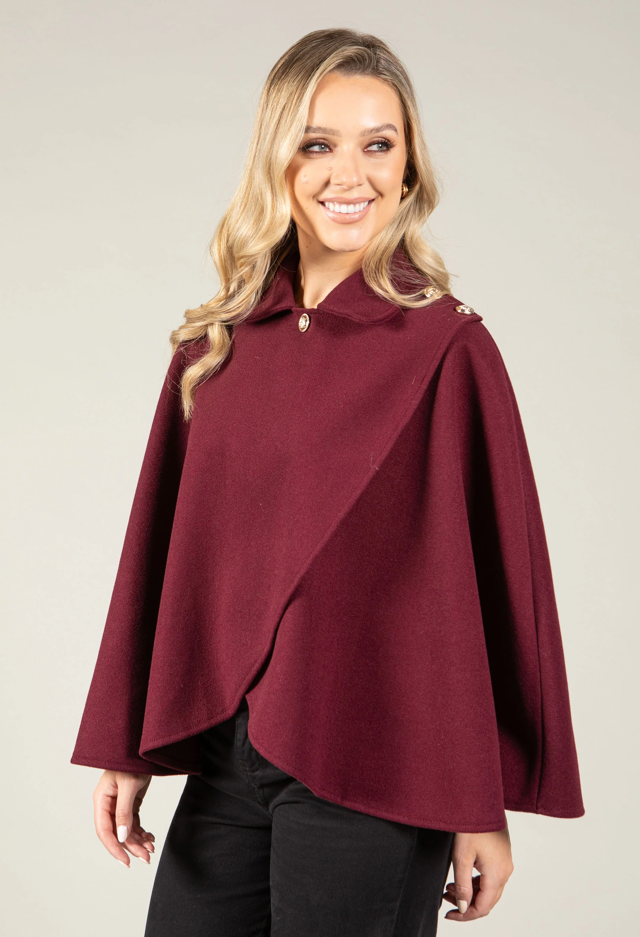 Buttoned Cape - Image 8
