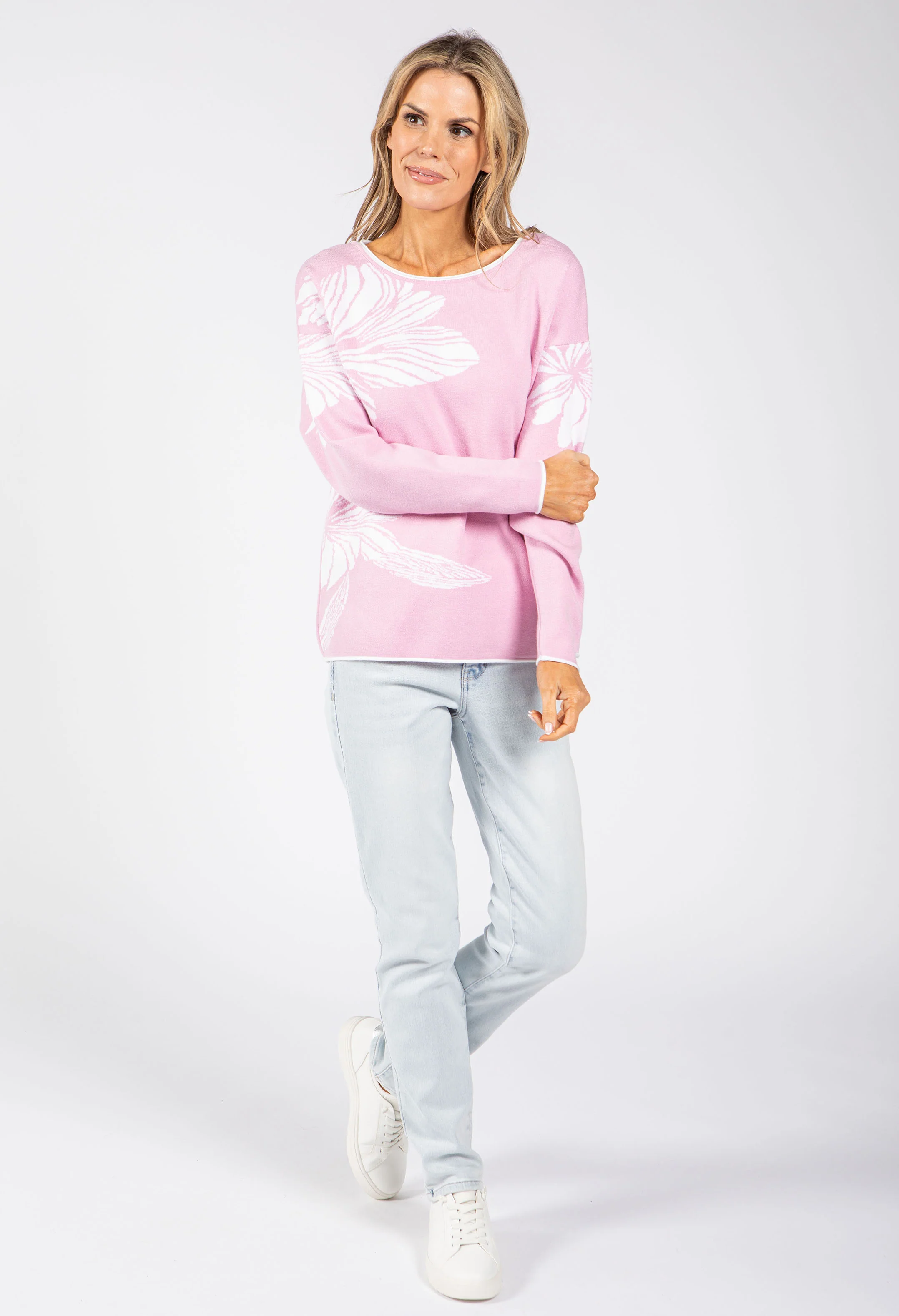 Camila Floral Knit Jumper - Image 7