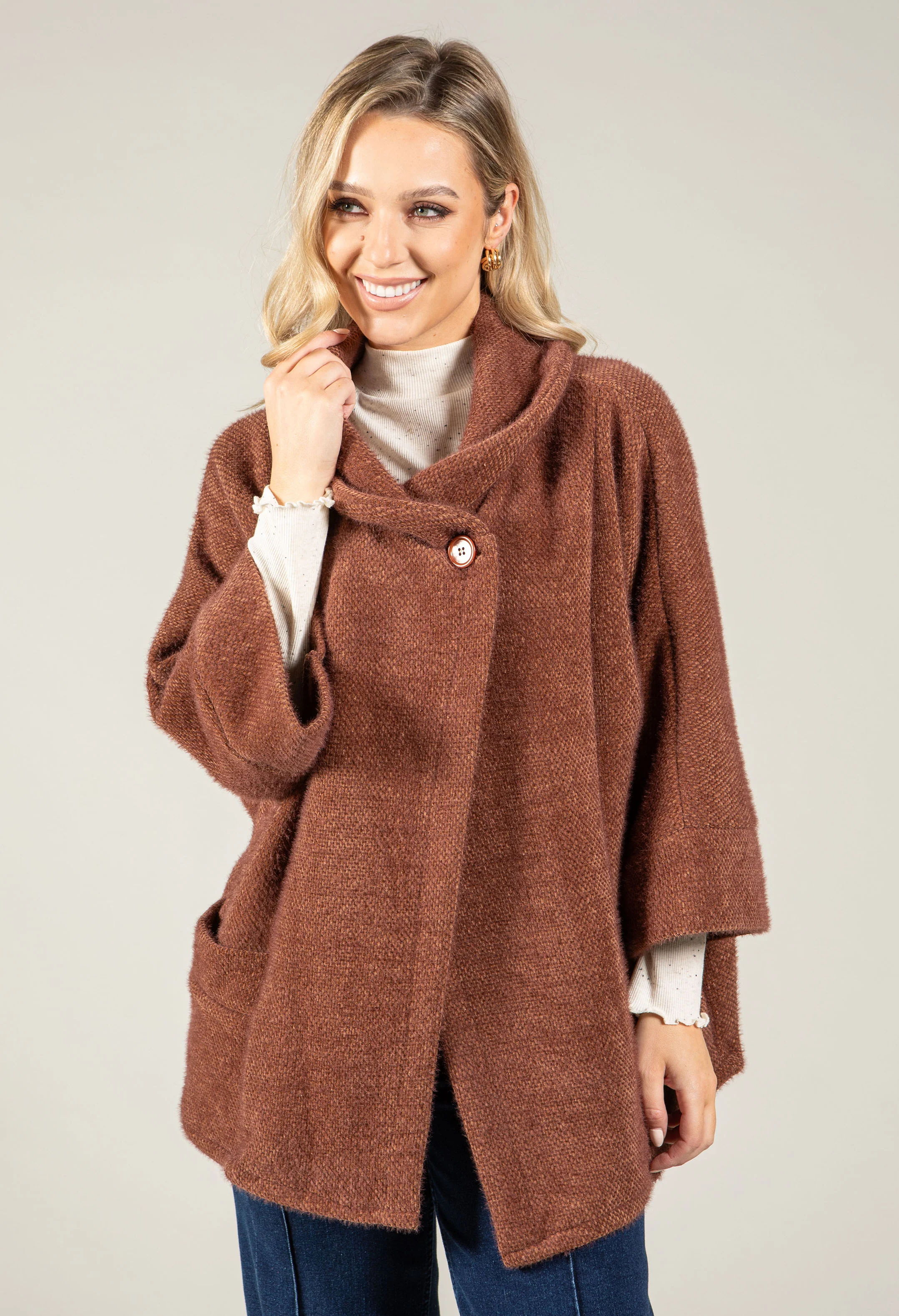Cape Style Coatigan - Image 2