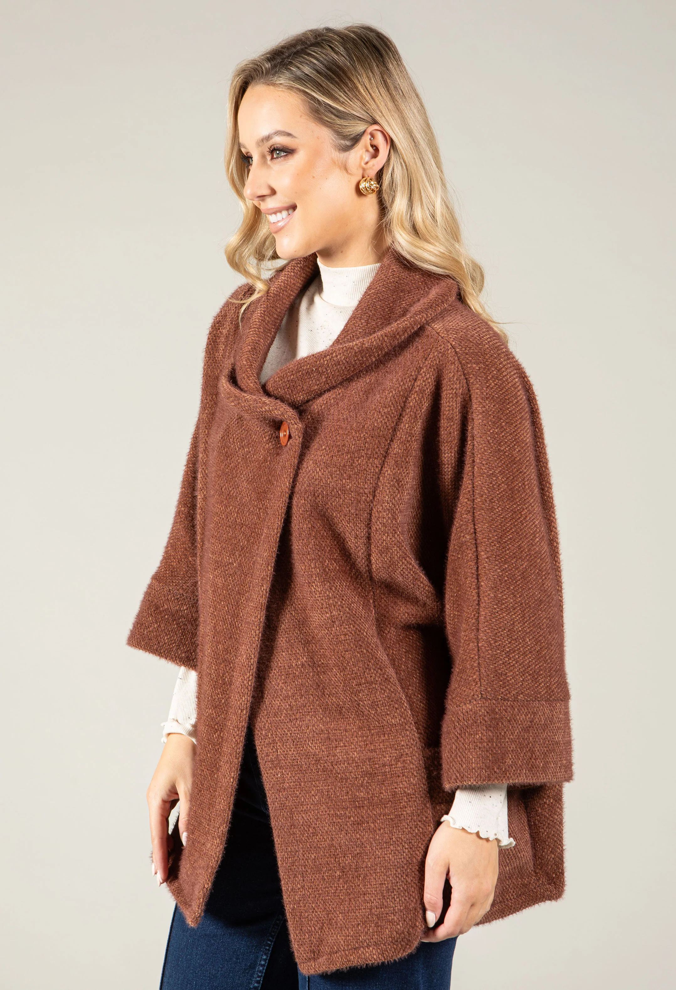 Cape Style Coatigan - Image 3