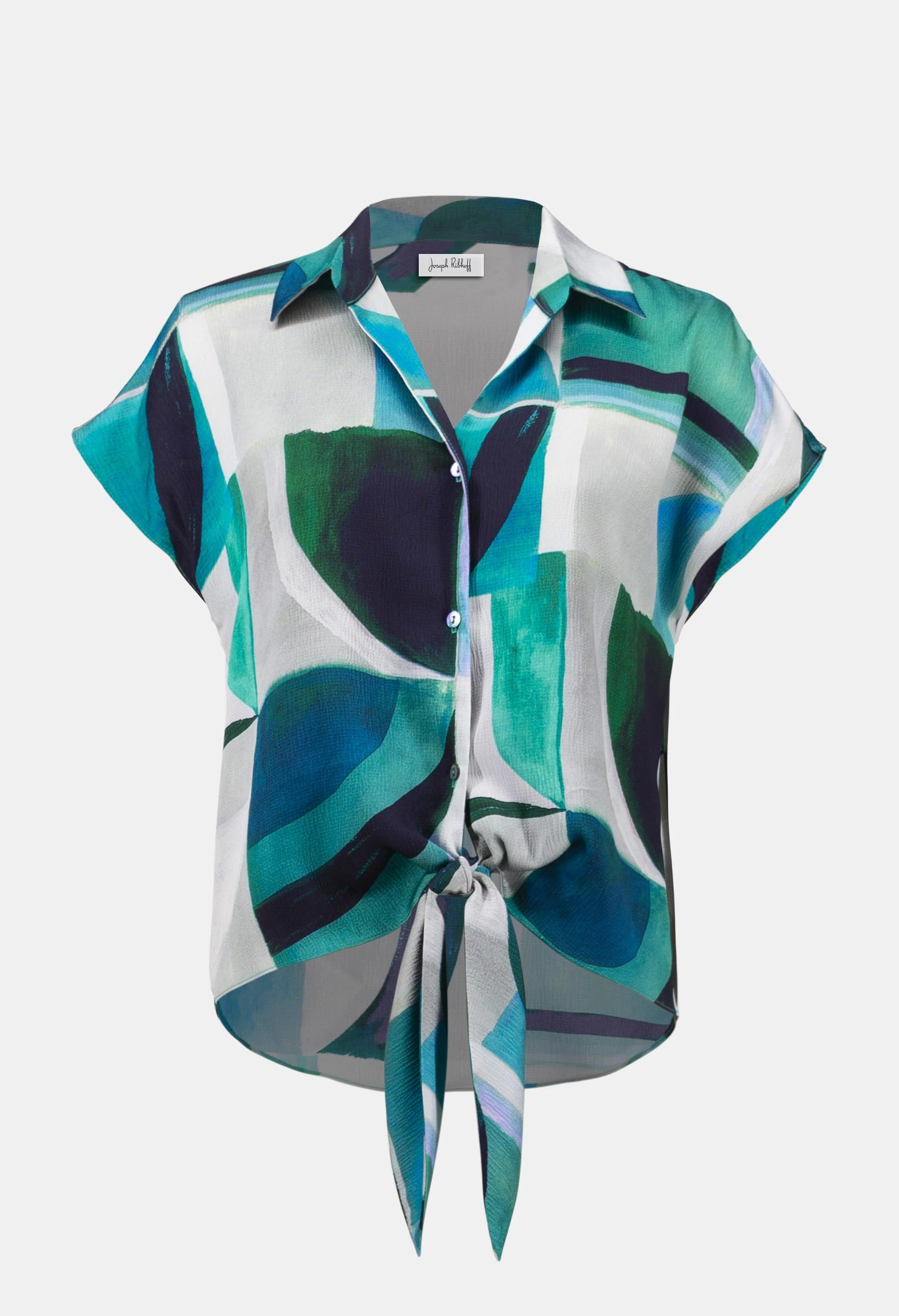 Casual Abstract Short-sleeve Shirt - Image 5