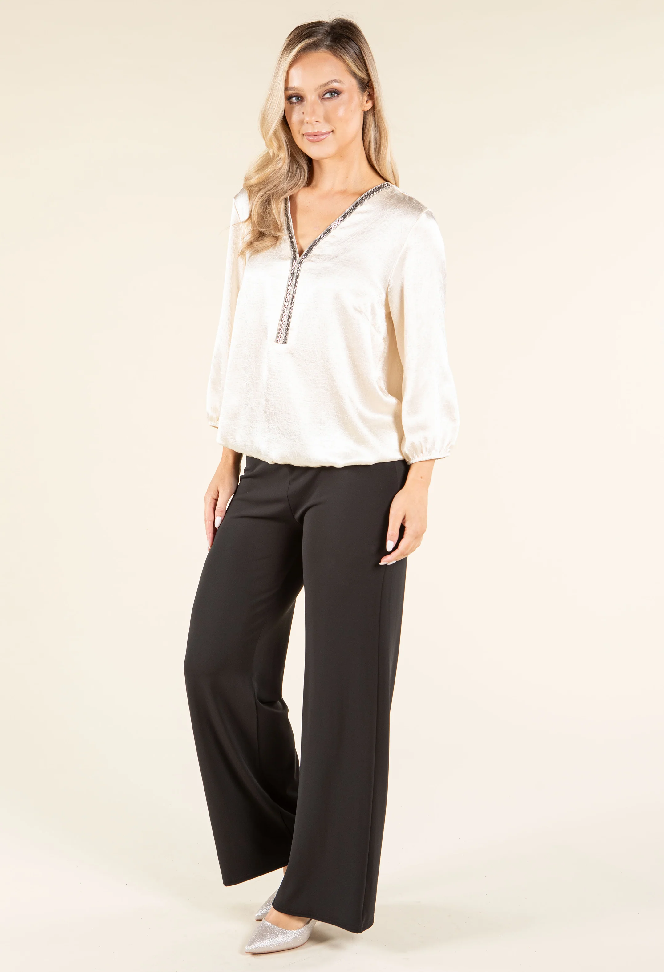 Caviar Satin Touch Blouse - Image 6