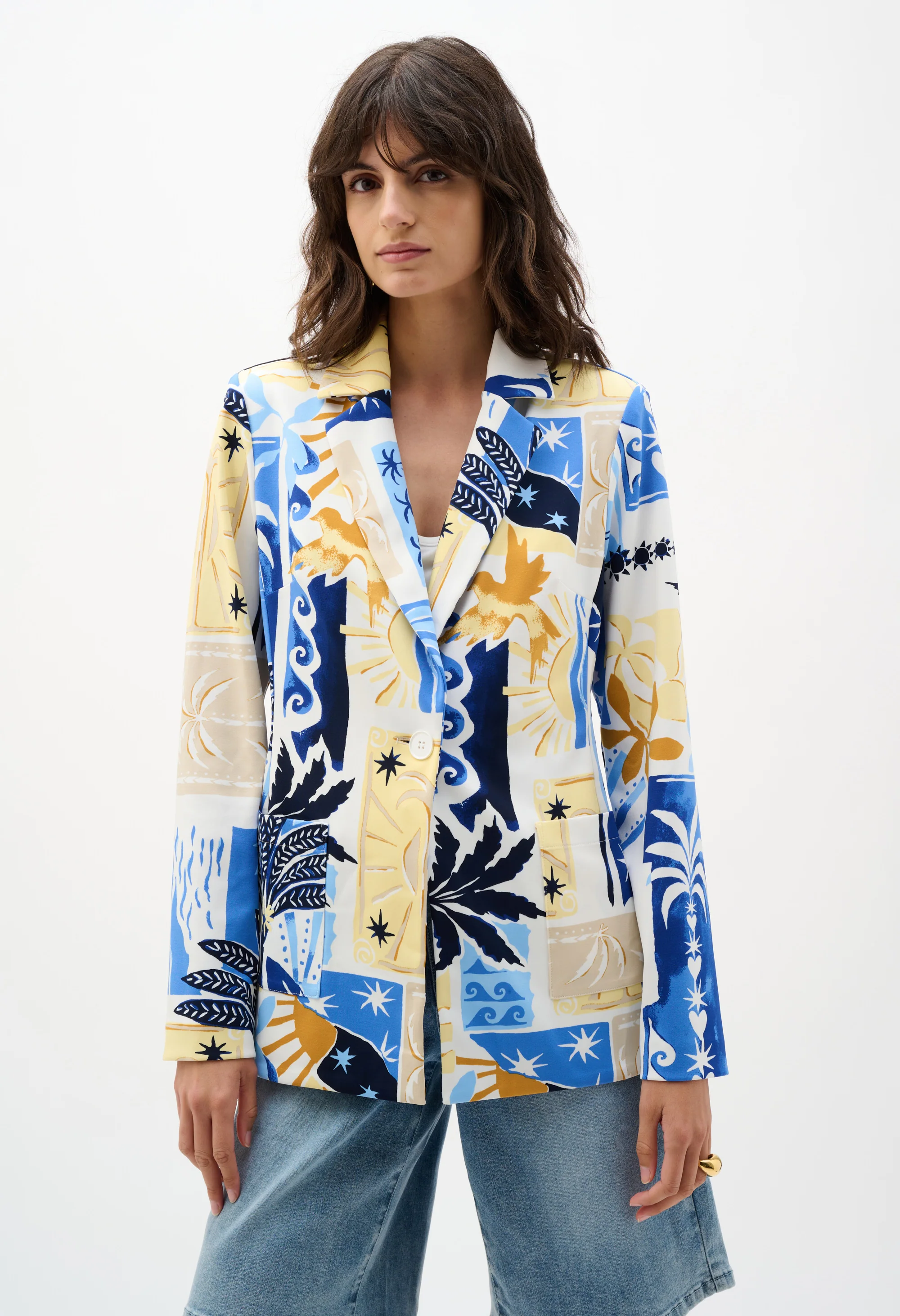 Chic Floral Blazer