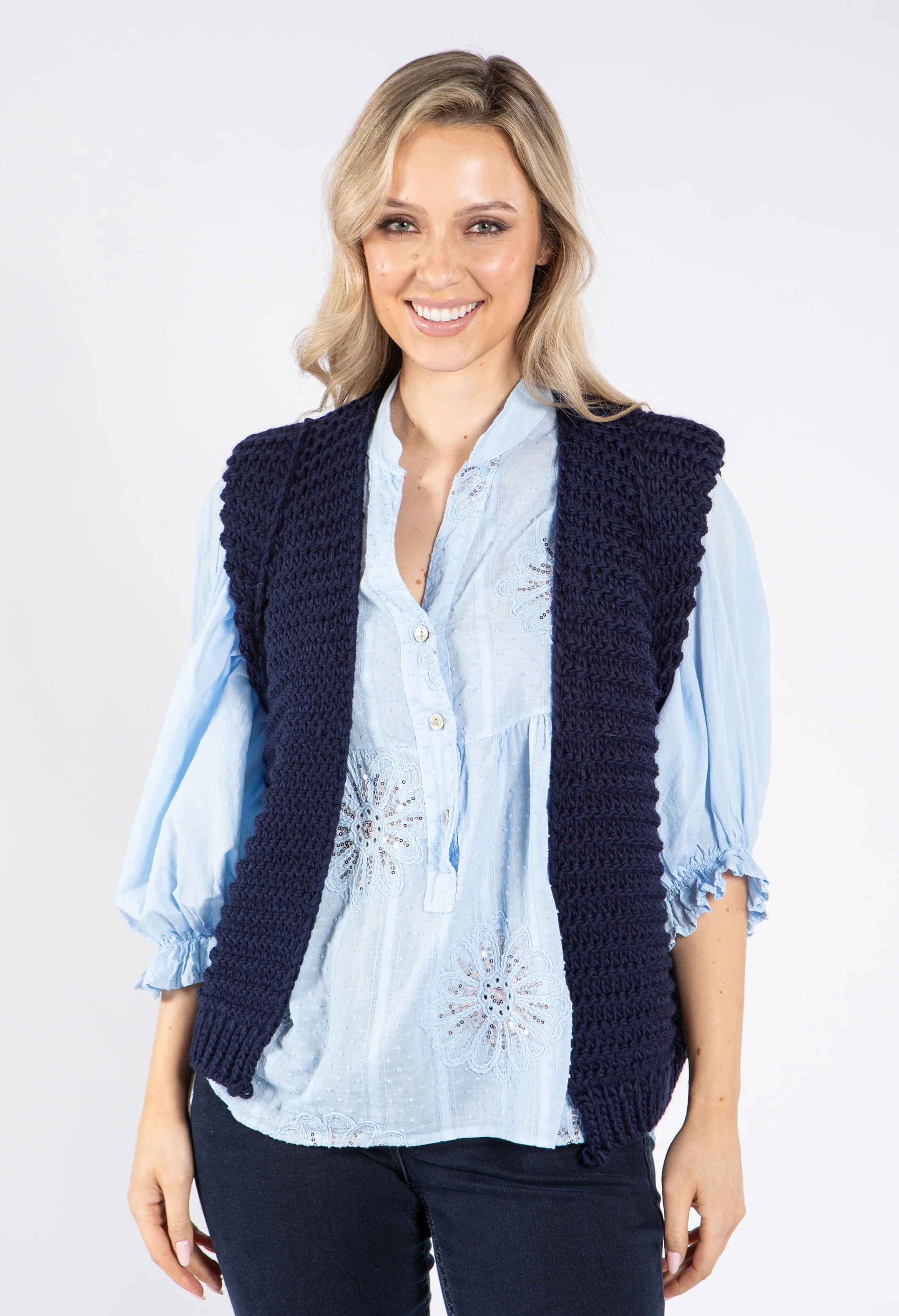 Chunky Knit Vest - Image 11