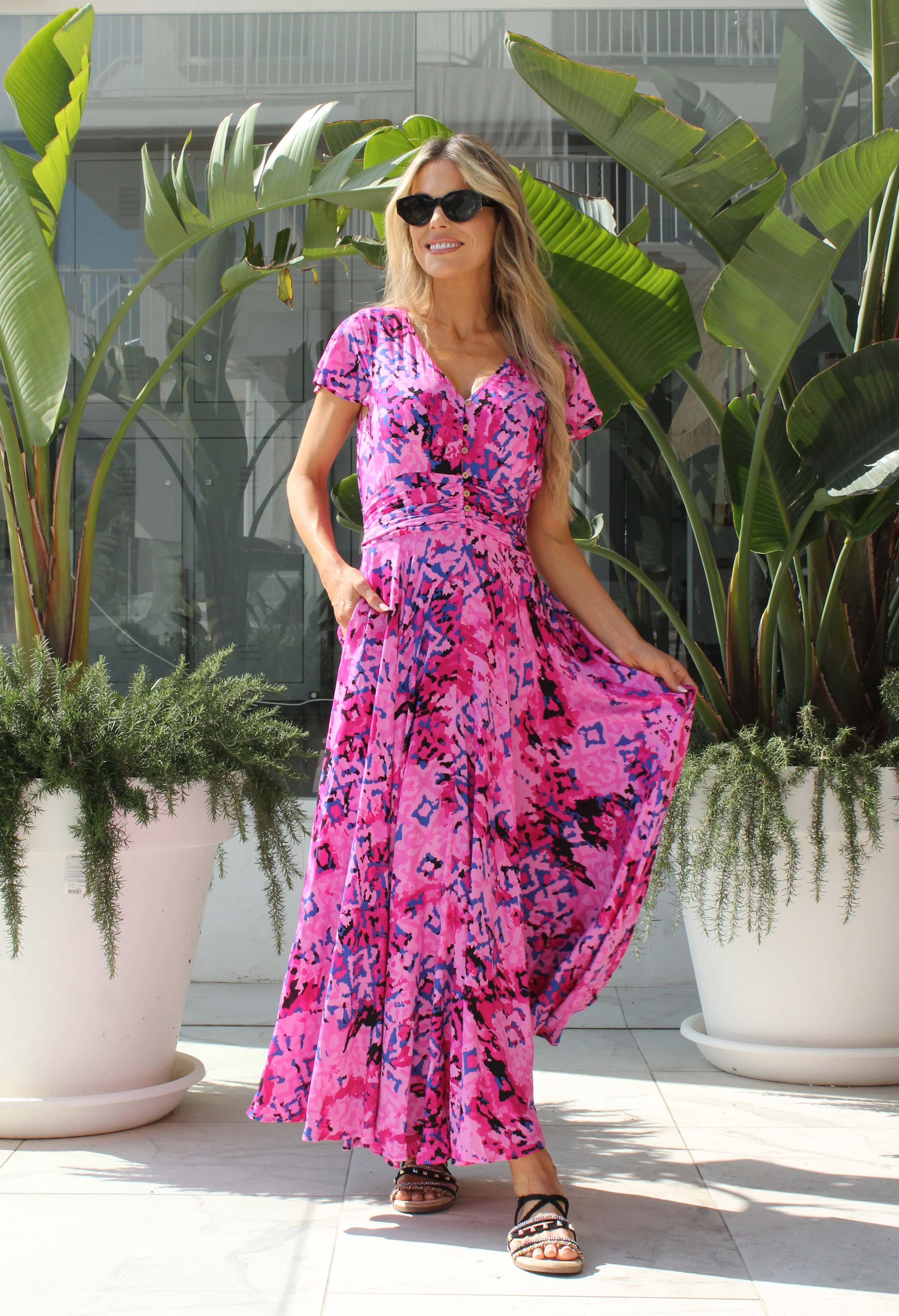 Mirage Print Maxi Dress - Image 2