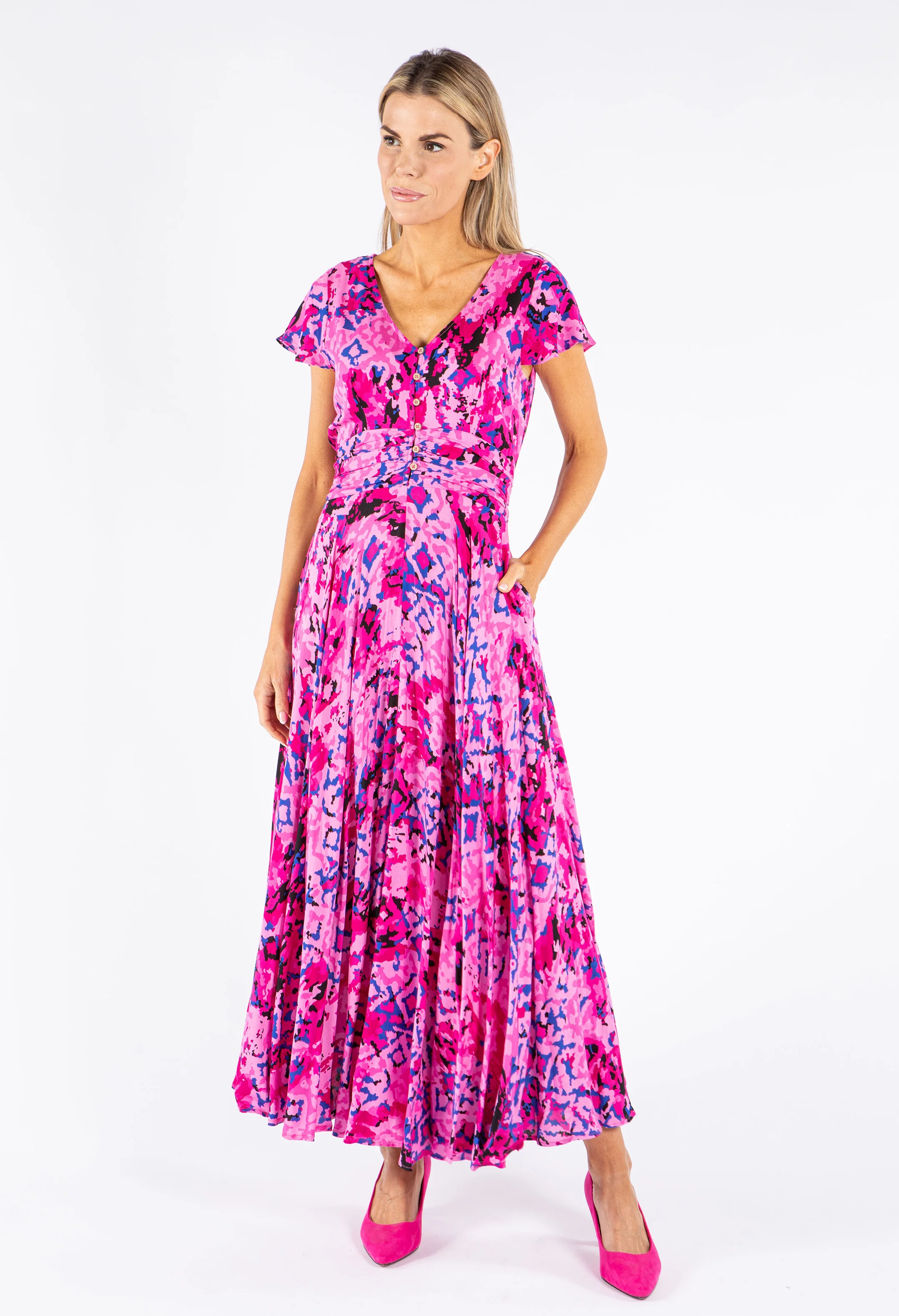 Mirage Print Maxi Dress - Image 3