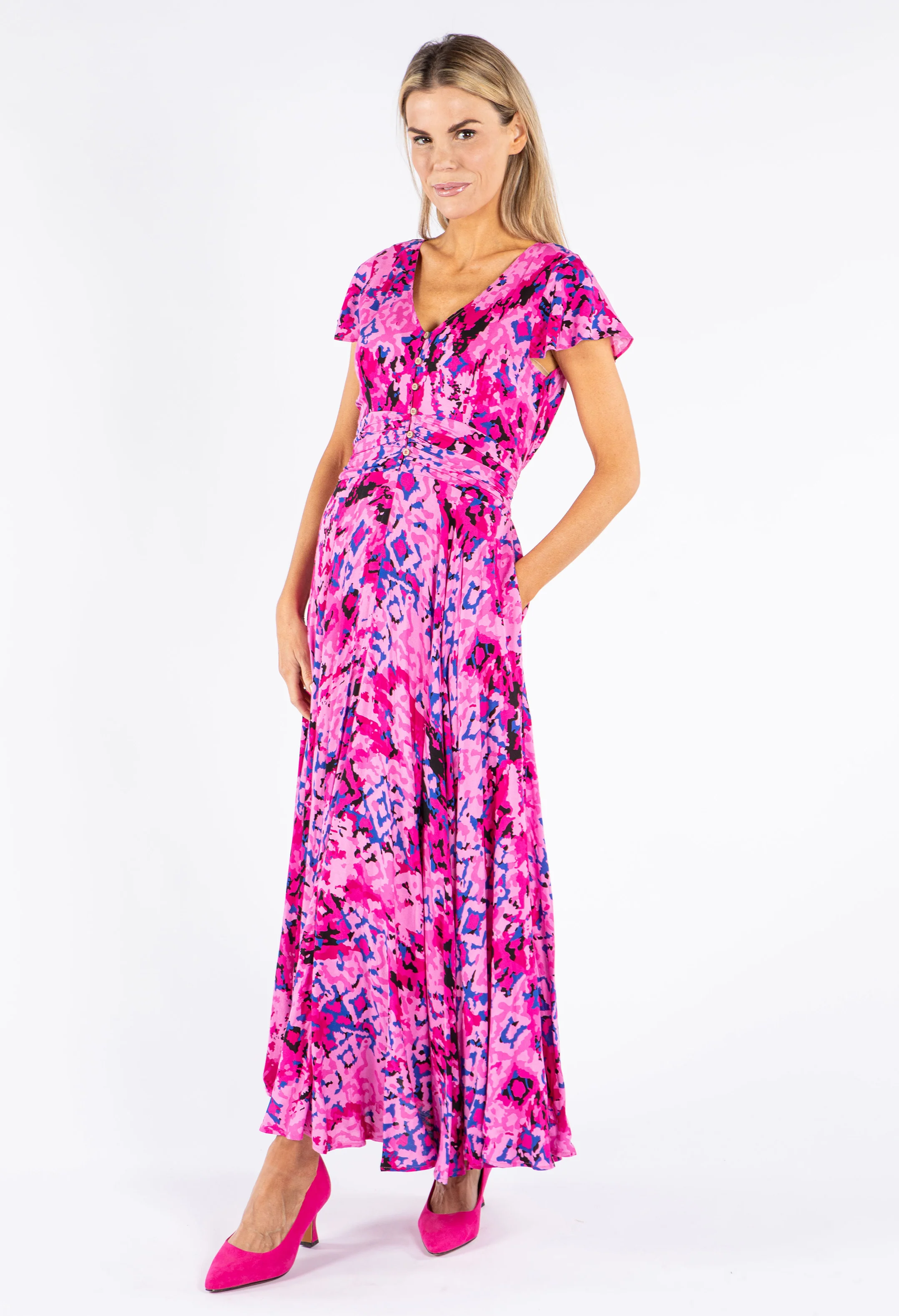 Mirage Print Maxi Dress - Image 6