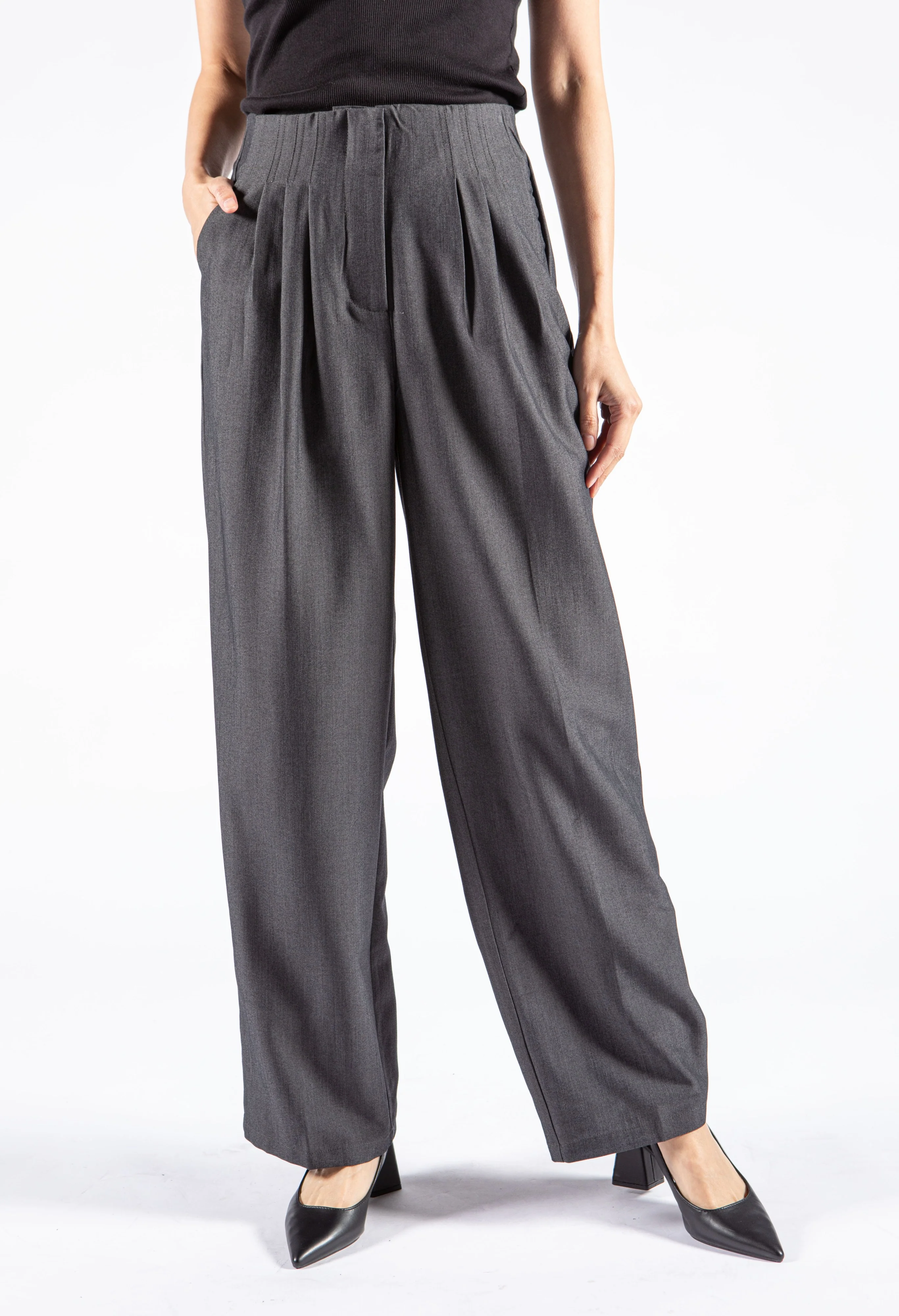 Classic Wide Trousers - Image 4
