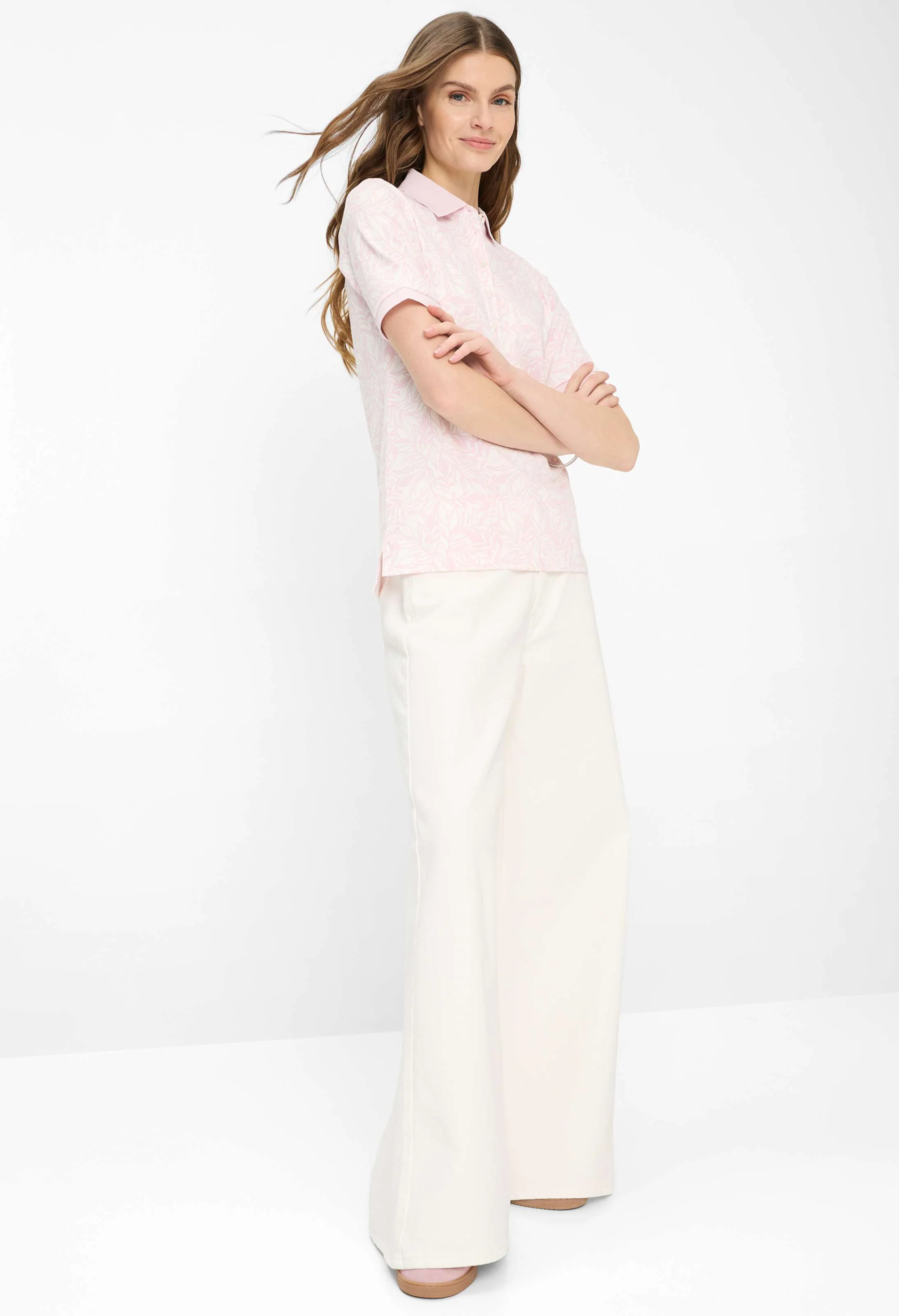 Cleo S Printed Polo Shirt - Image 6