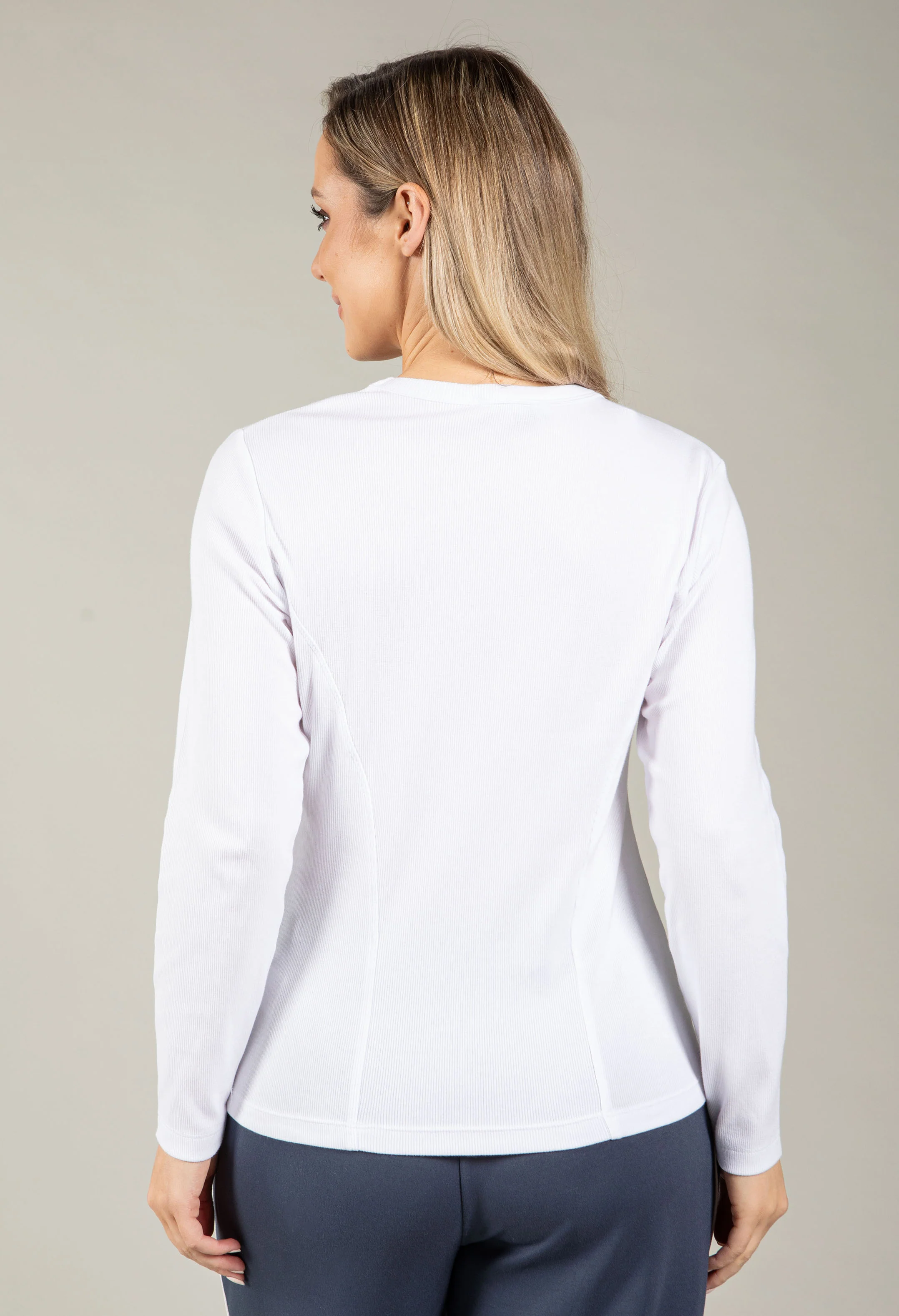 Coco Ribbed Long Sleeve Top - Image 6