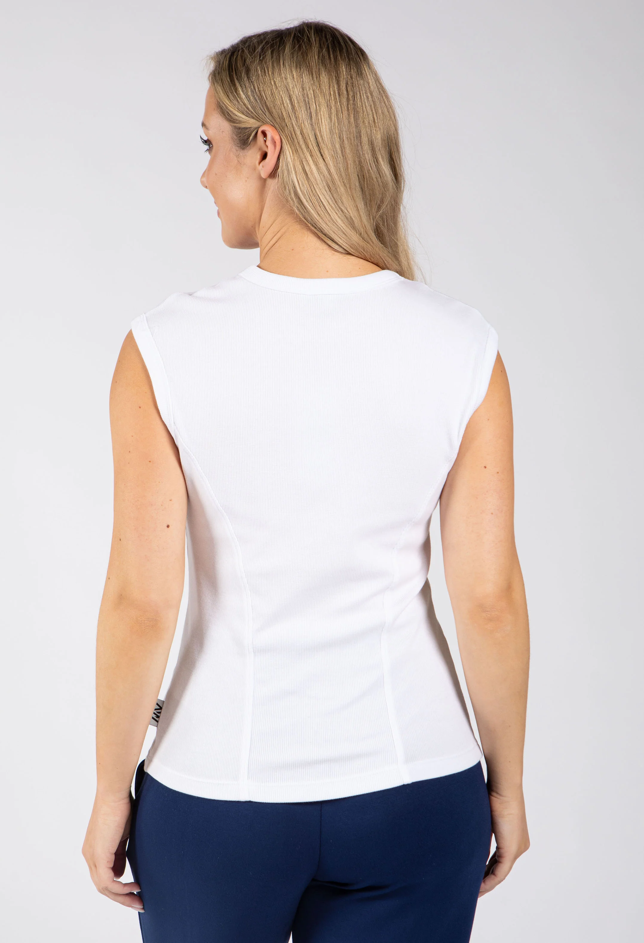 Coco Ribbed Short Sleeve Top - Image 5