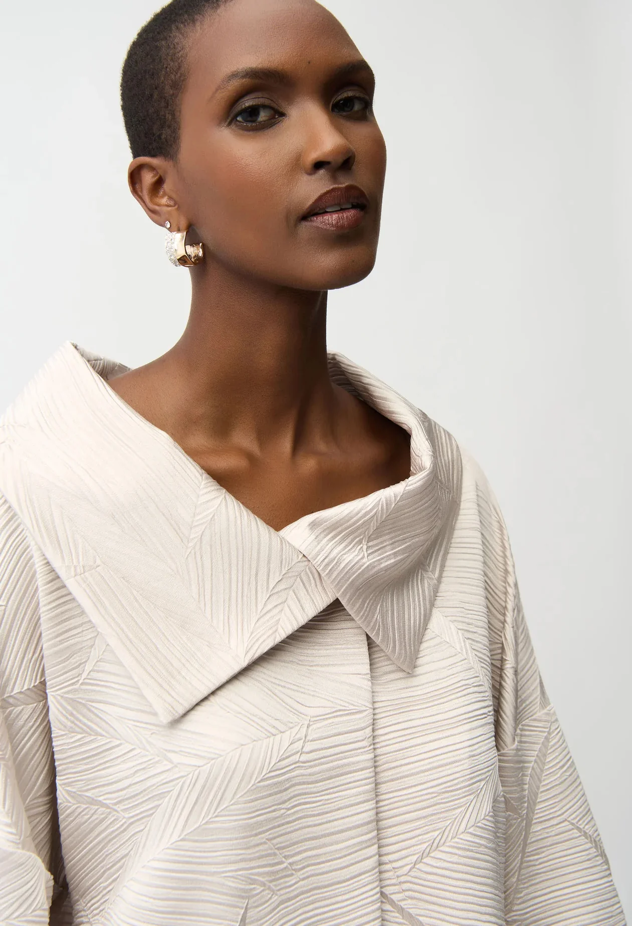 Collared Button Blazer - Image 2