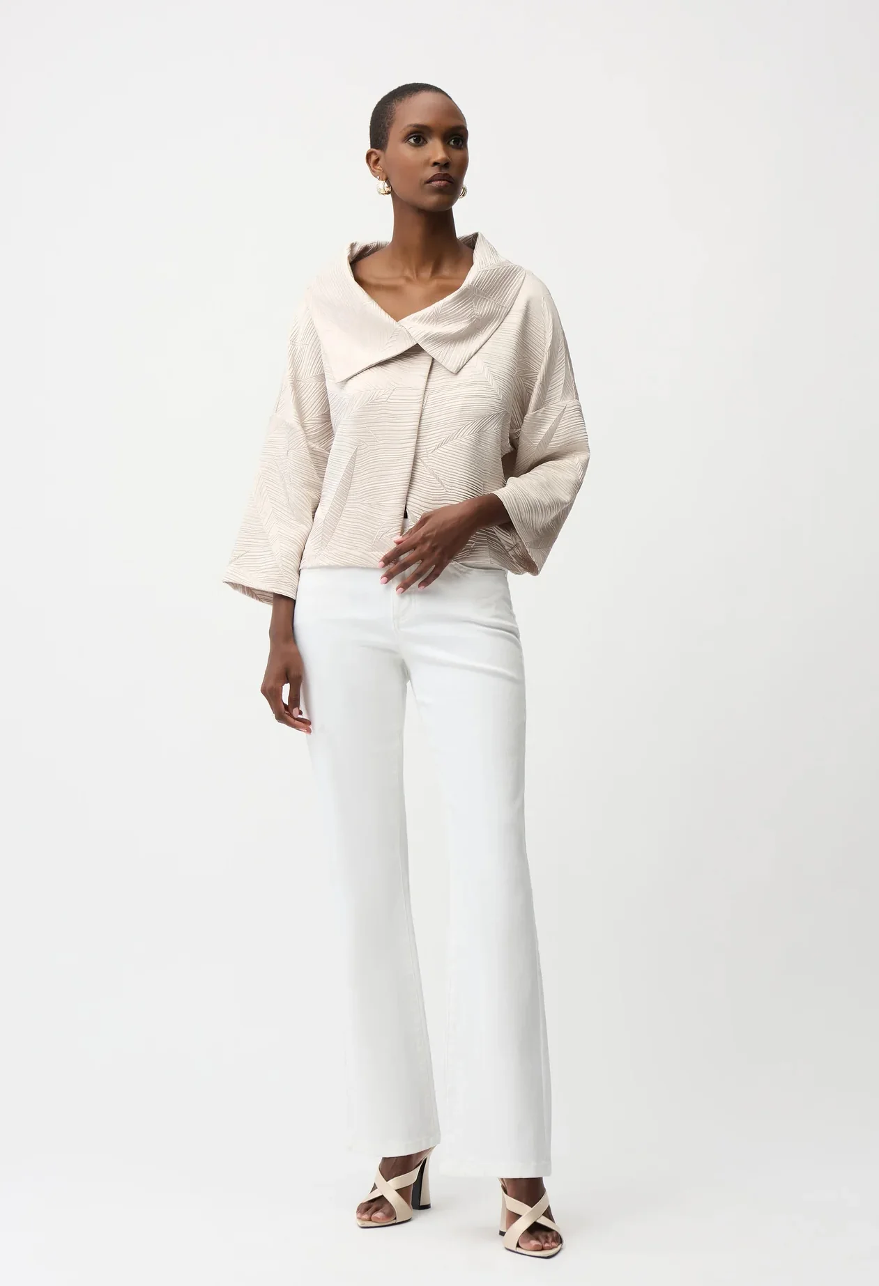 Collared Button Blazer - Image 3