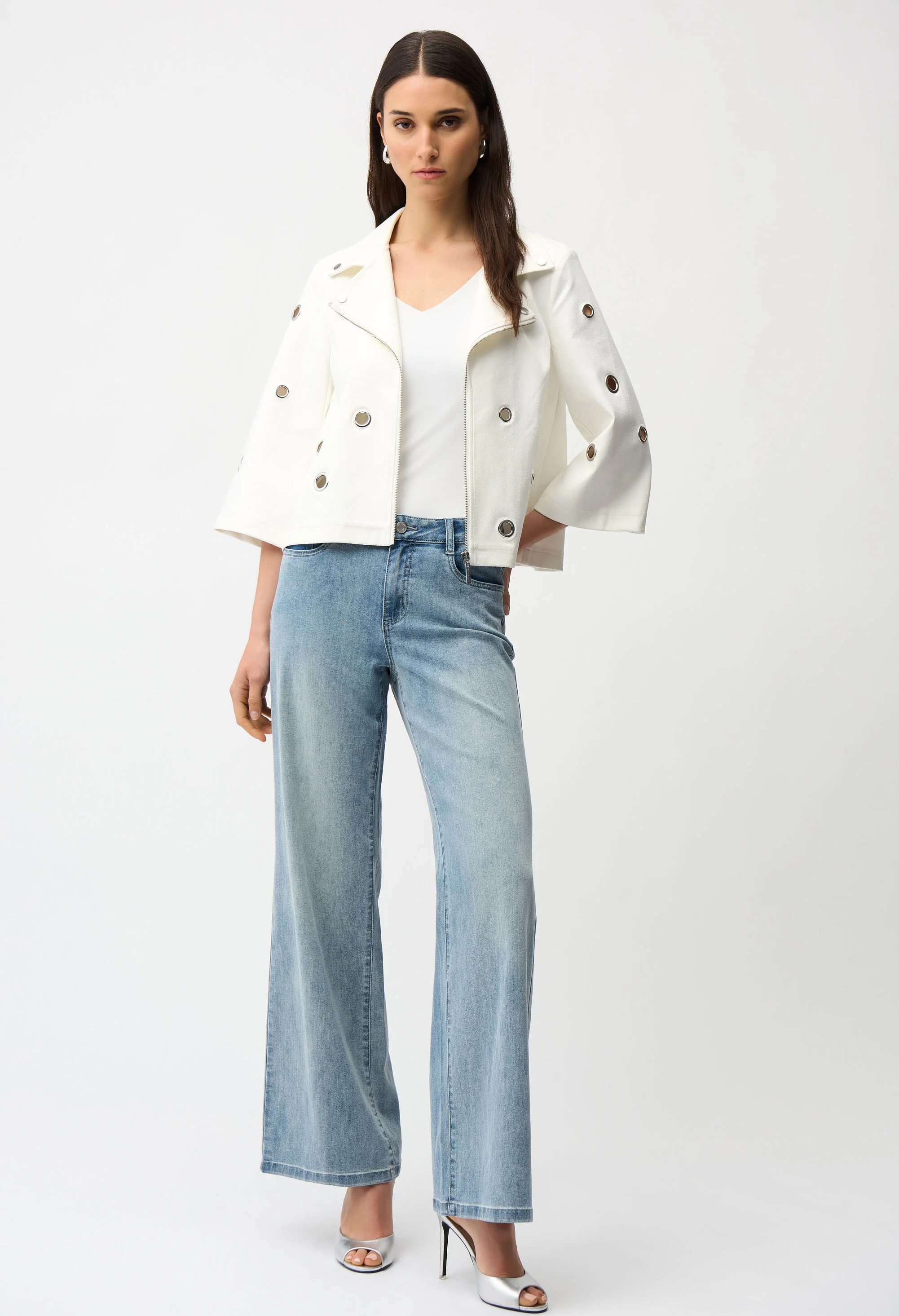 Collared Zipper Casual Jacket