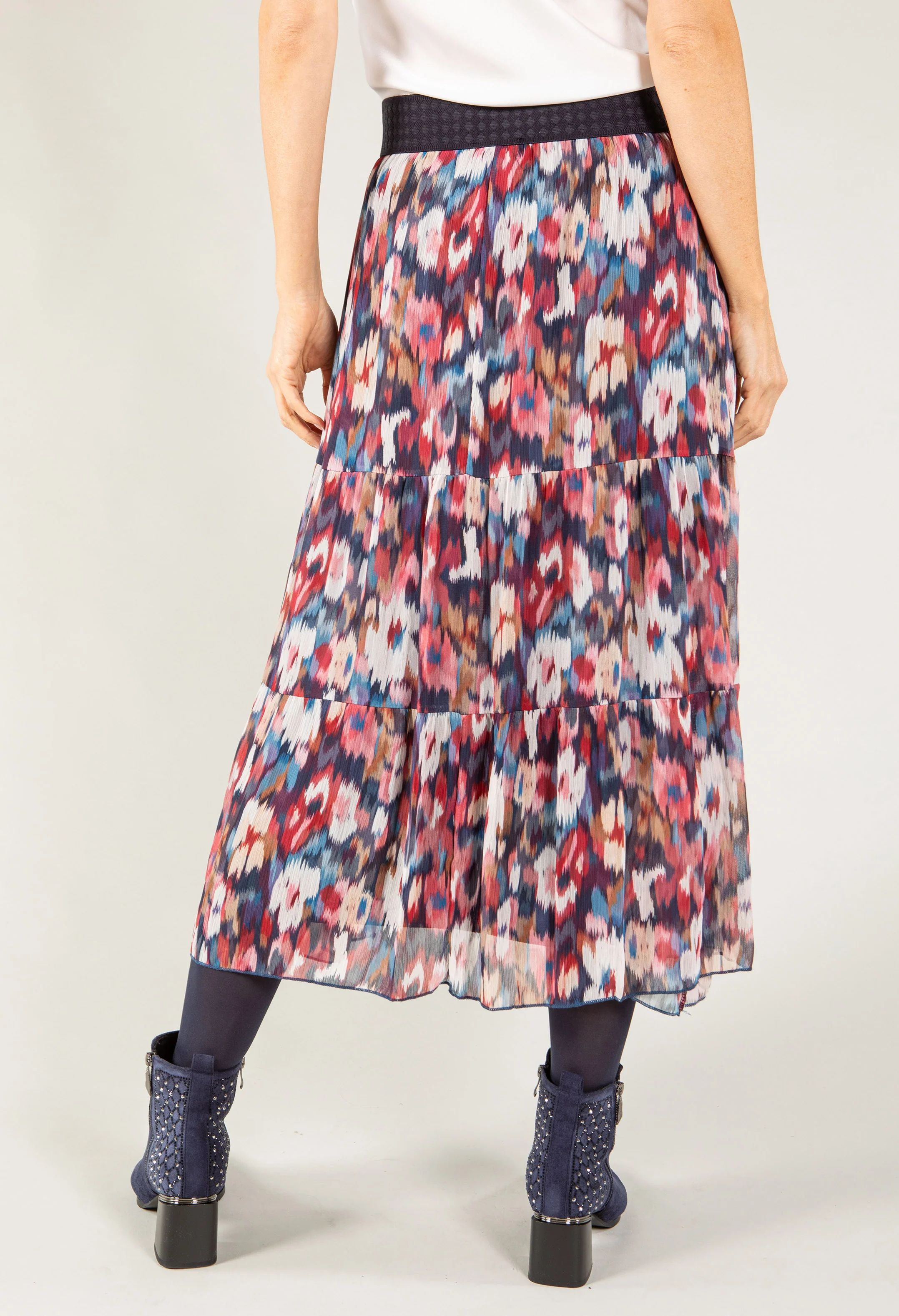 Colour Fleck Midi Skirt - Image 4
