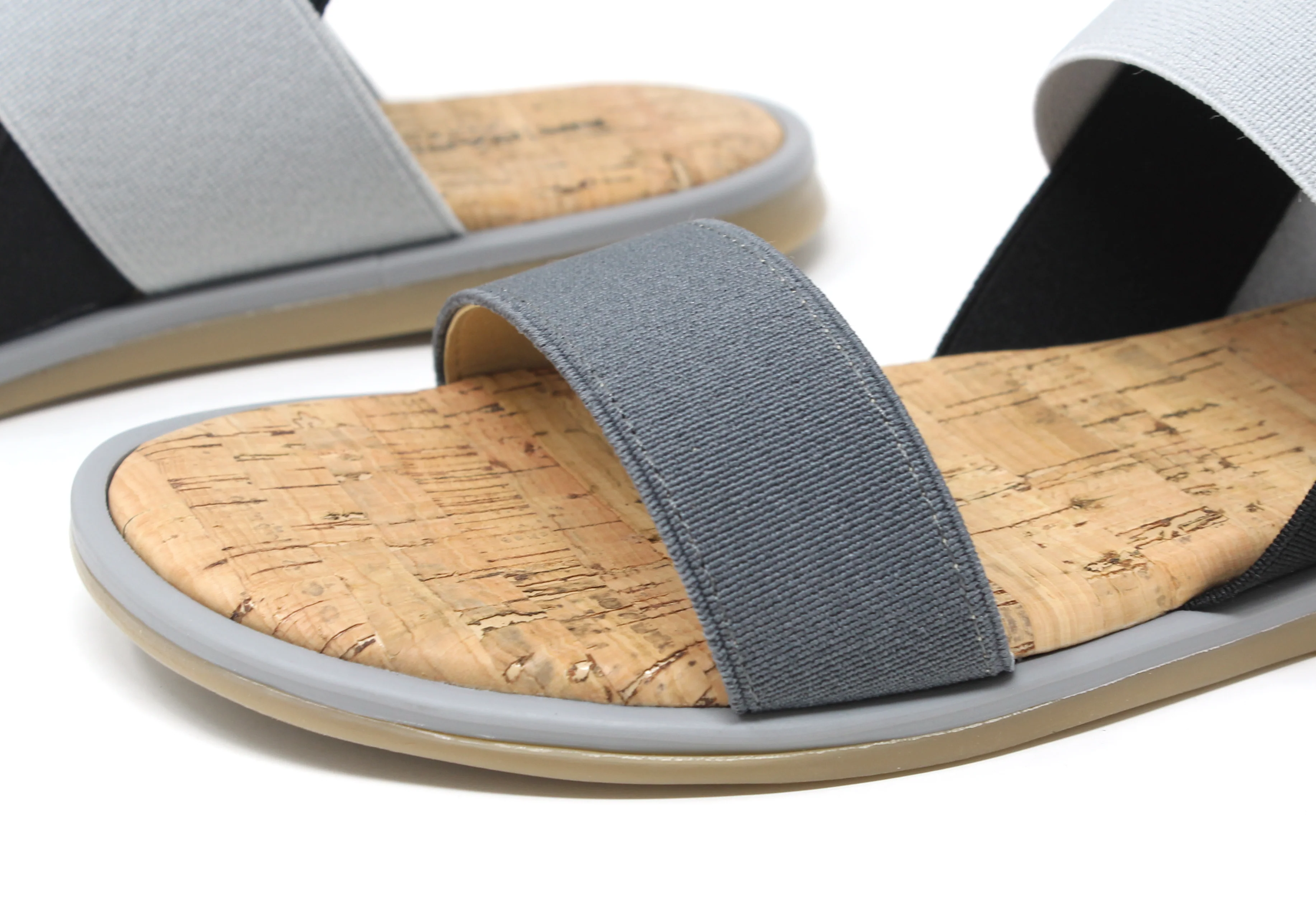 Colour Mix Elasticated Strap Sandal - Image 5