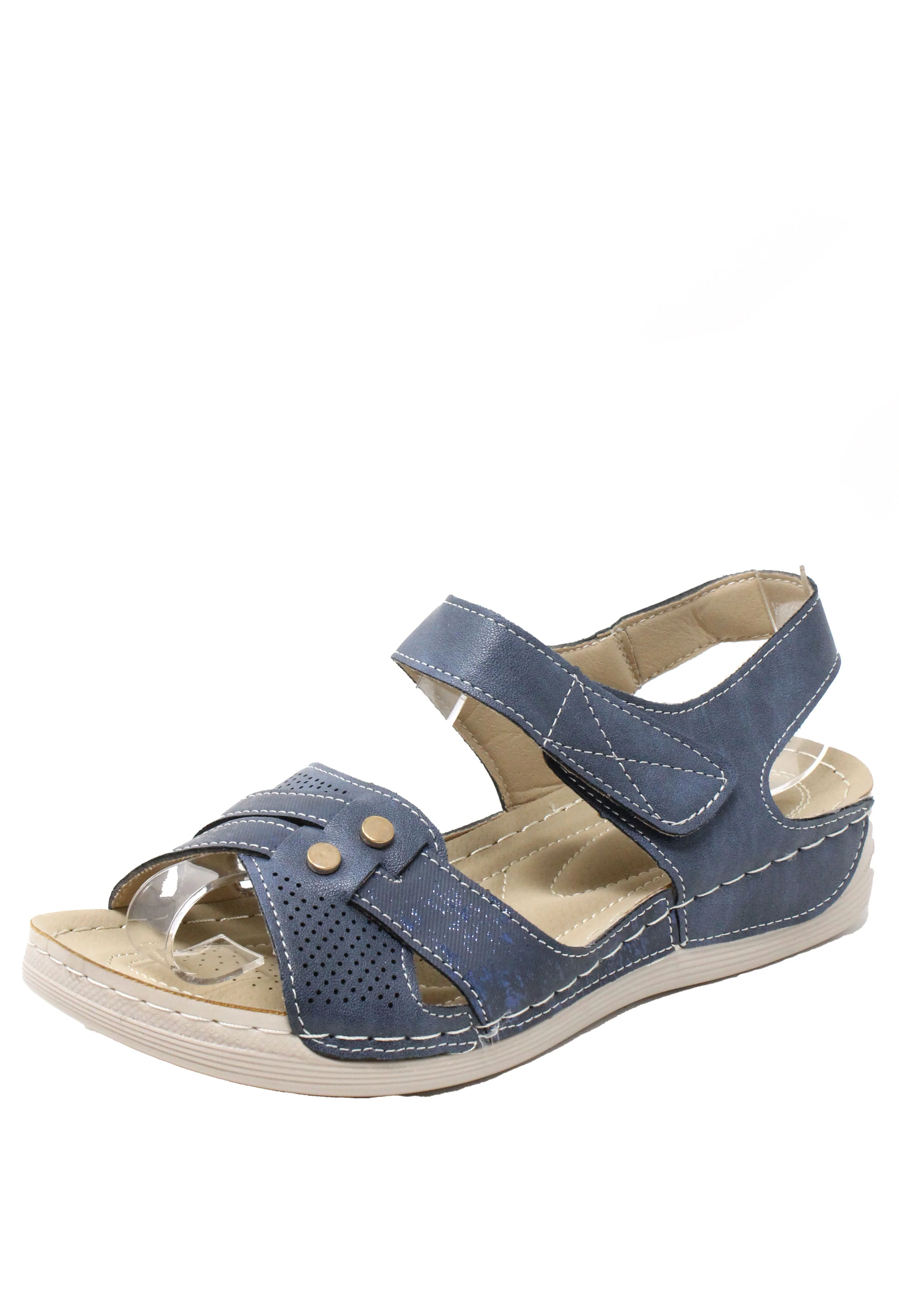 Comfort Cross Strap Sandals - Image 8