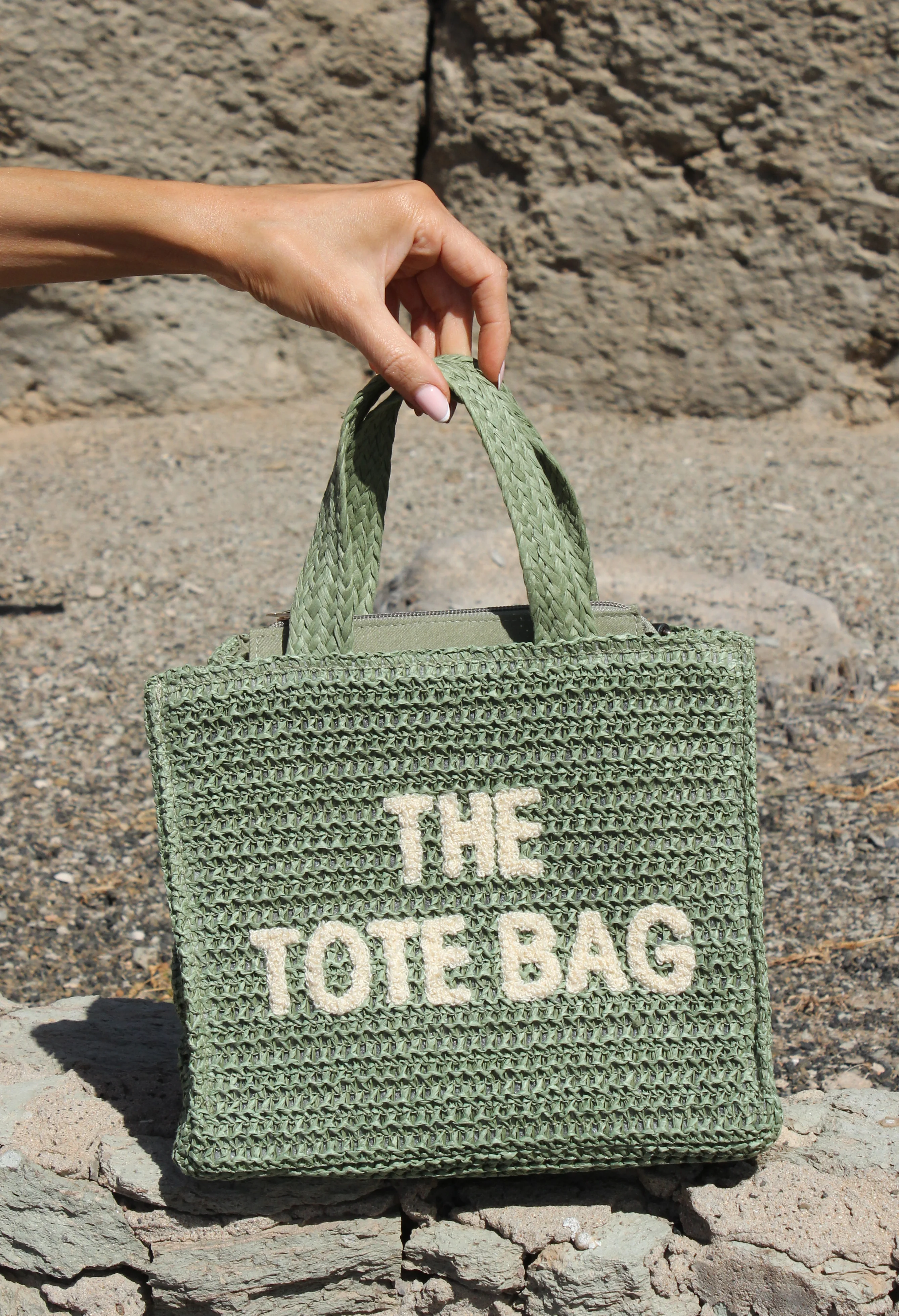 Contrast Crossbody Tote Bag - Image 11