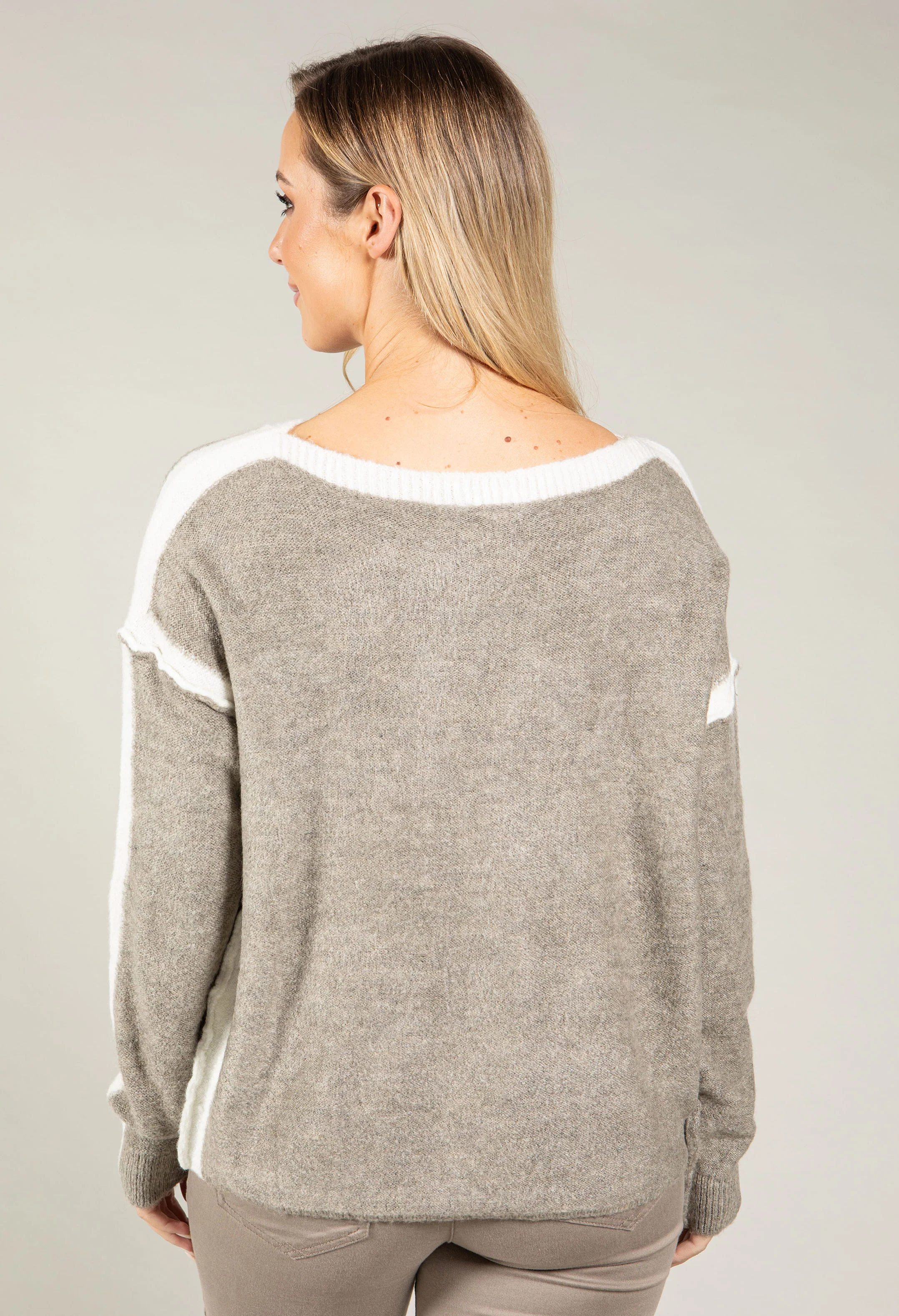 Contrast Knit Jumper - Image 6