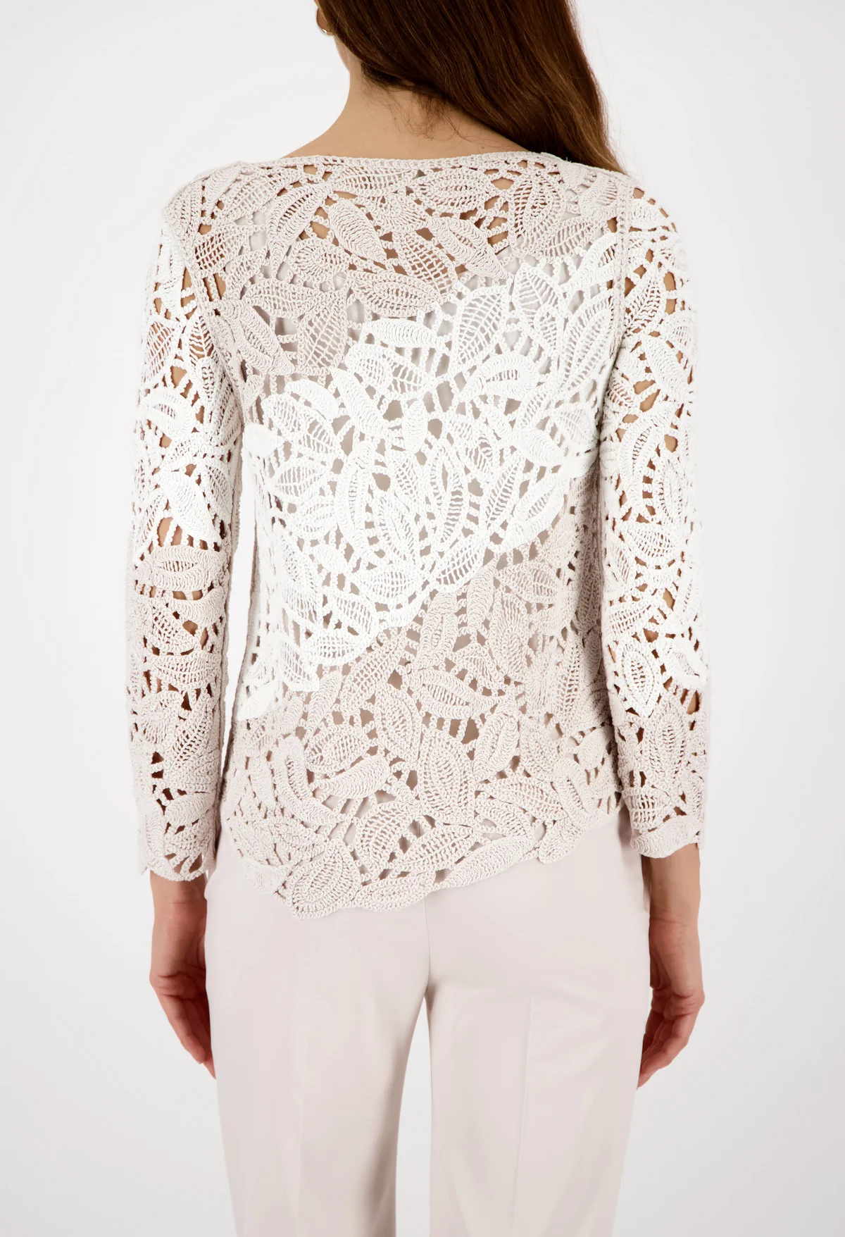 Cornelli Pattern Knit Top - Image 3