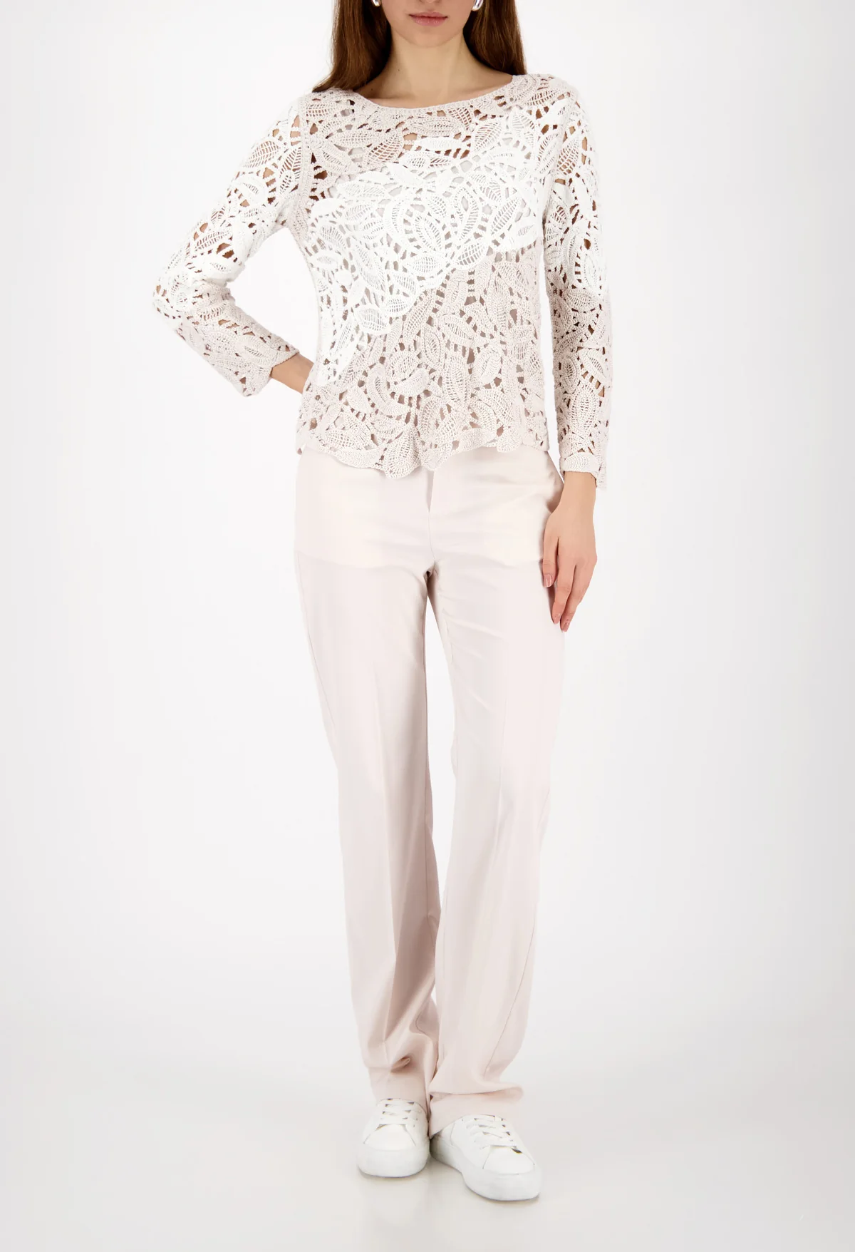 Cornelli Pattern Knit Top - Image 5