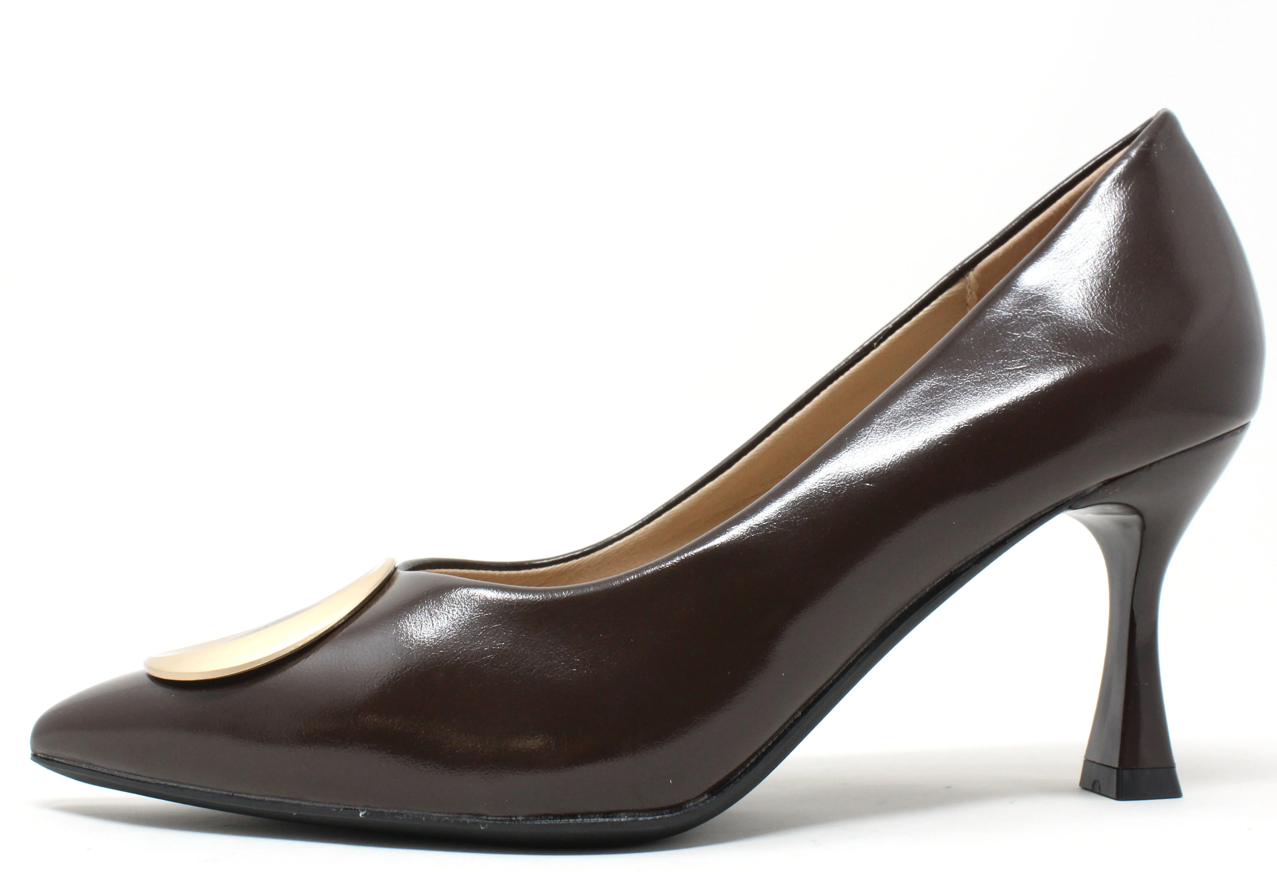 Court Heel With Soft Gold Buckle - Image 6