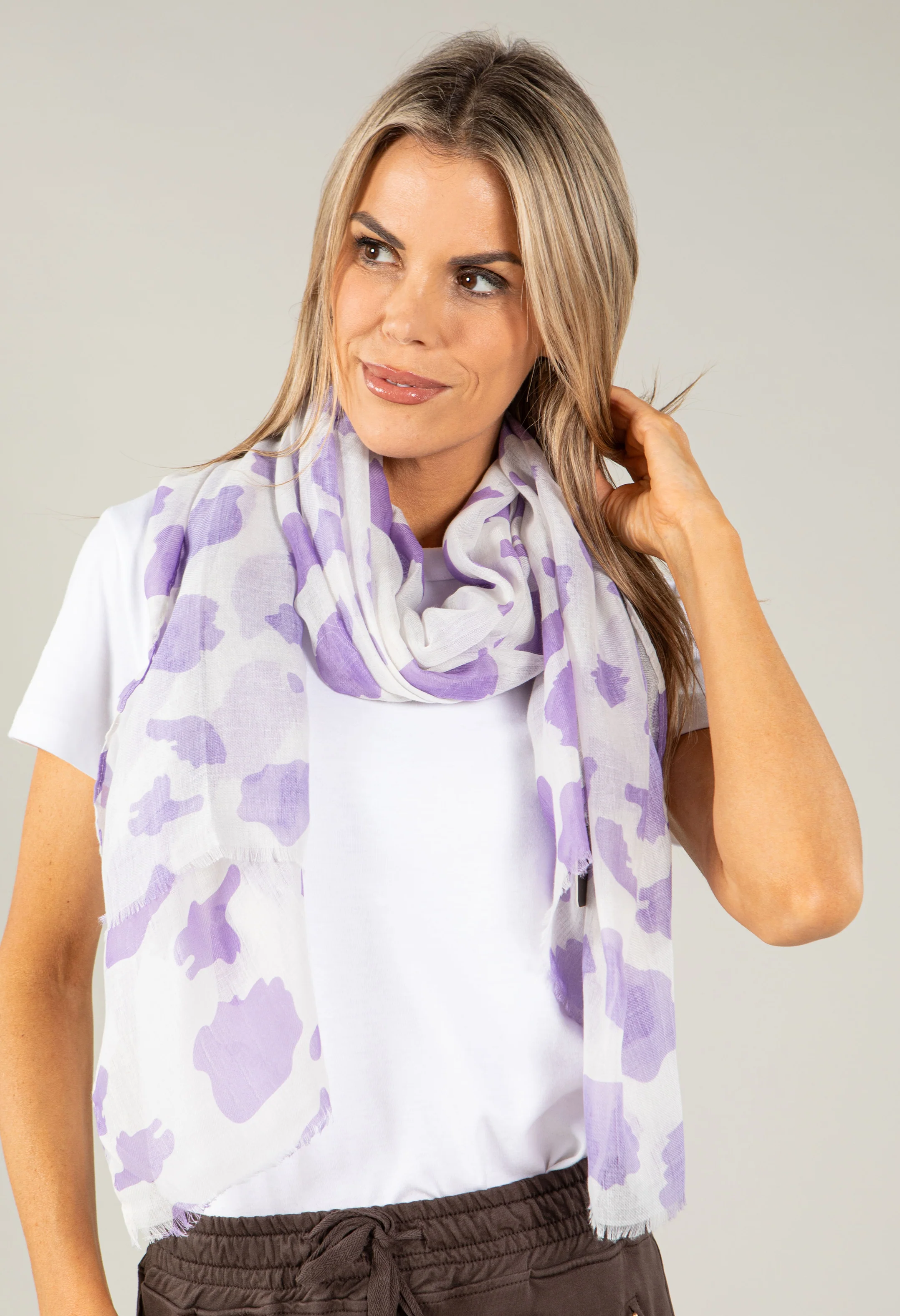 Cow Print Scarf - Image 12