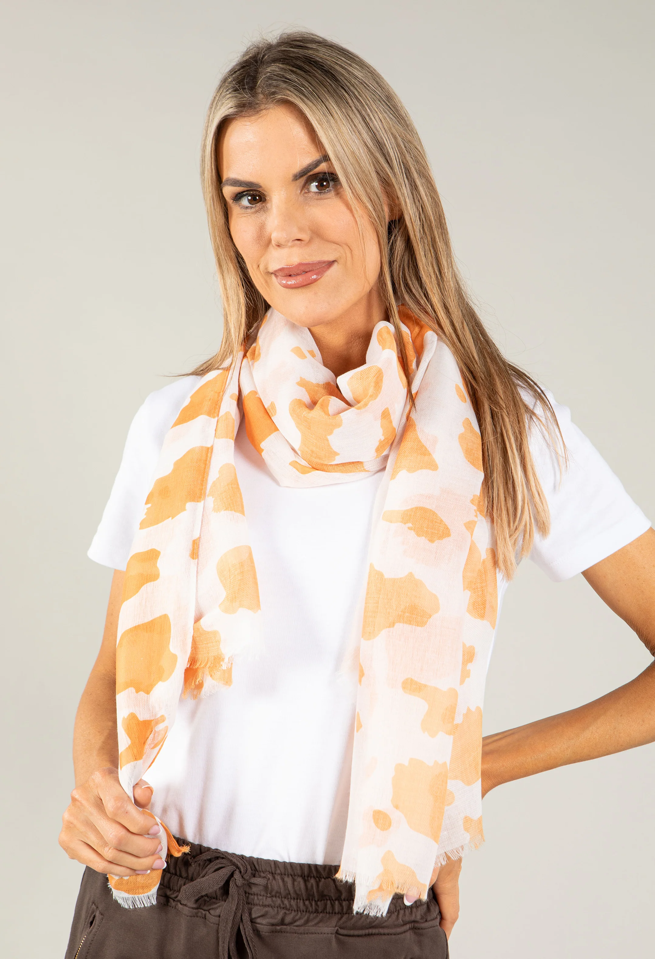 Cow Print Scarf - Image 9