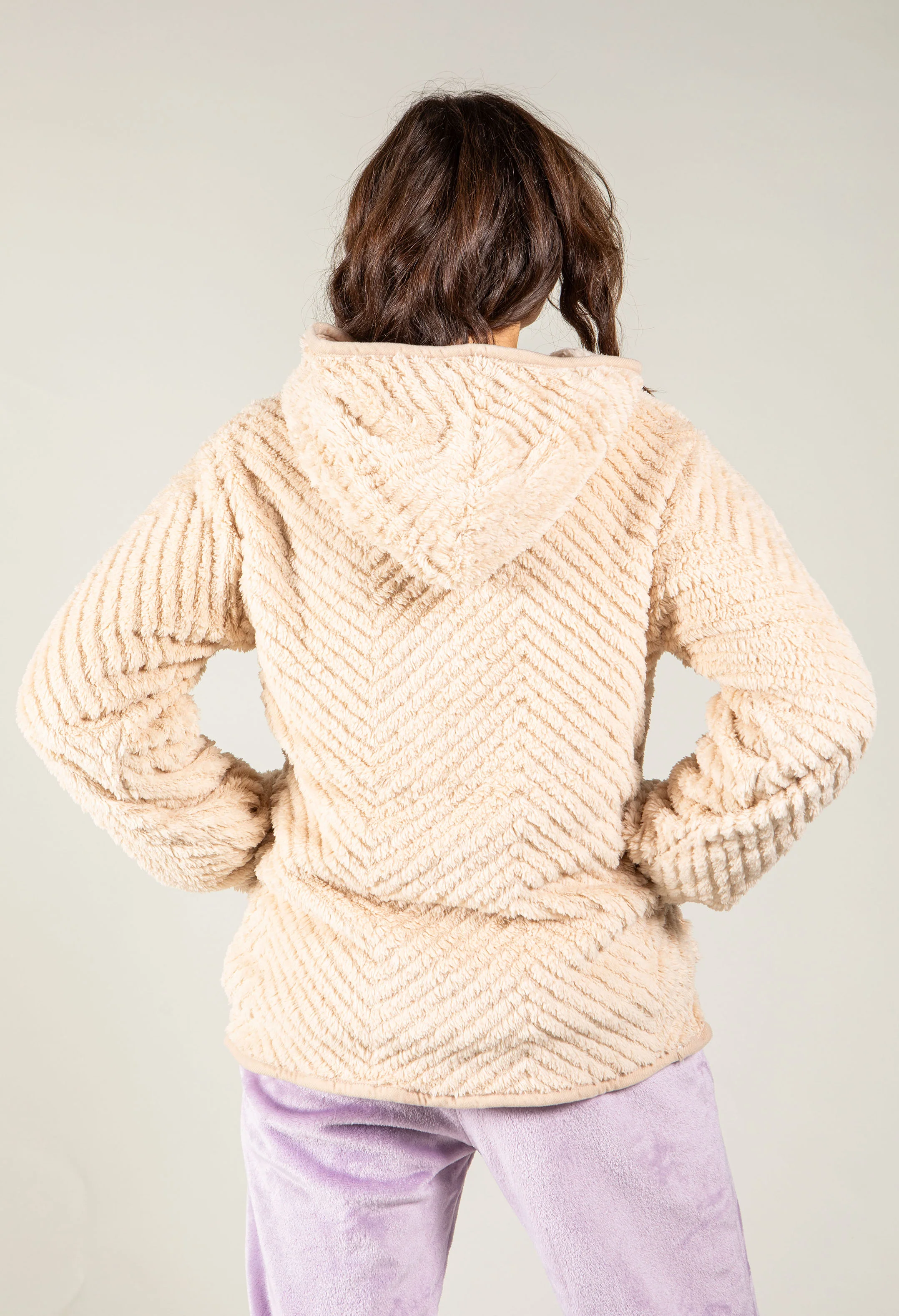 Cozy Jacquard Fleece Hoodie - Image 12