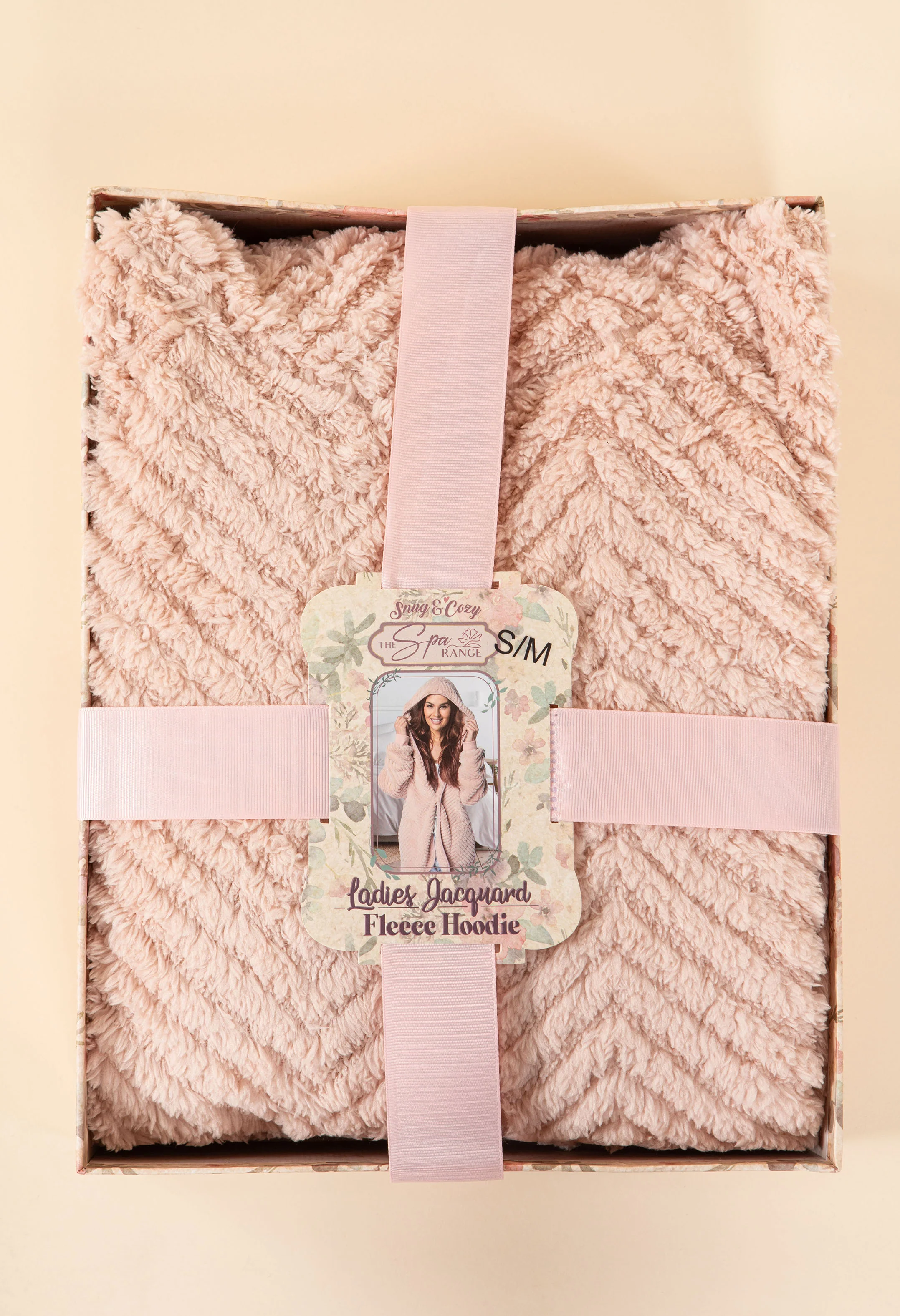 Cozy Jacquard Fleece Hoodie - Image 7
