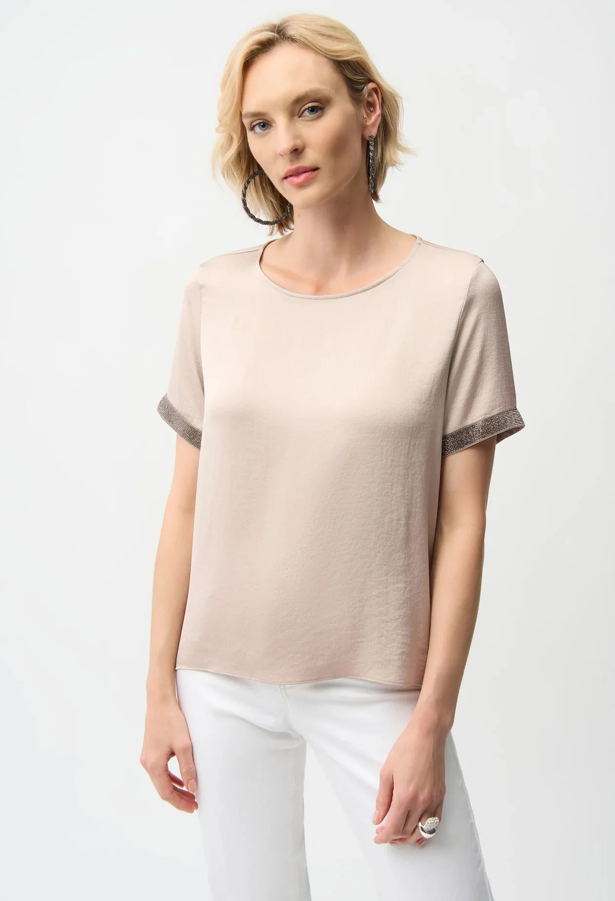 Crew Neck Jewel Top - Image 2