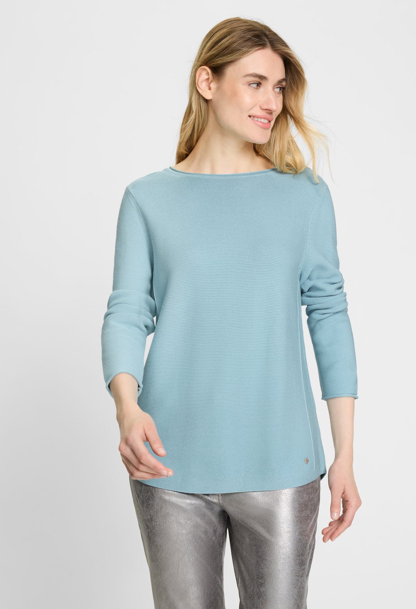 Crew Neck Long Sleeve Pullover