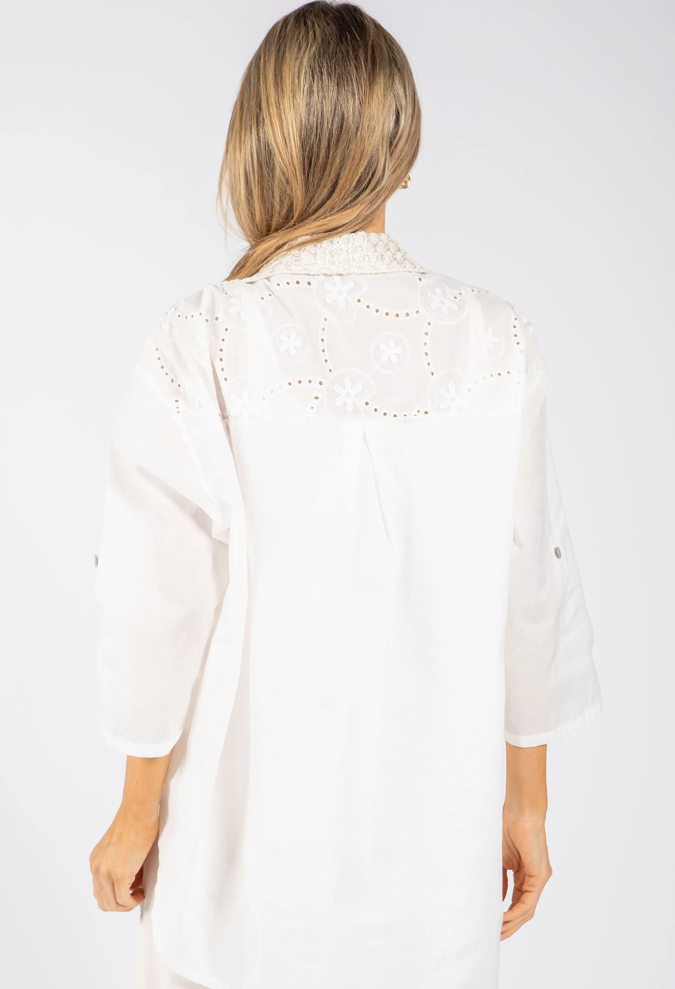Crochet Detail Shirt - Image 6