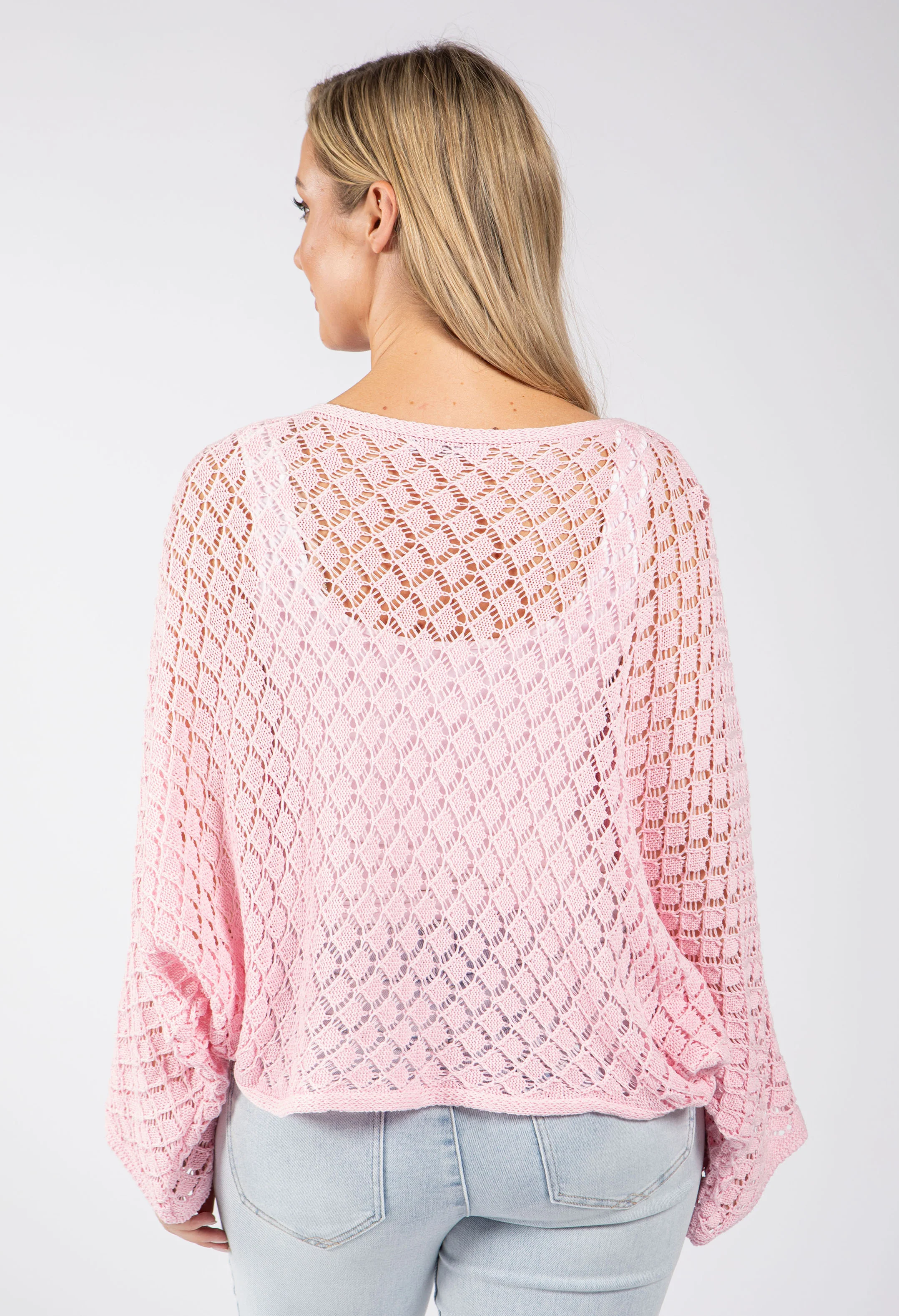 Crochet Knit Crossover Jumper - Image 13